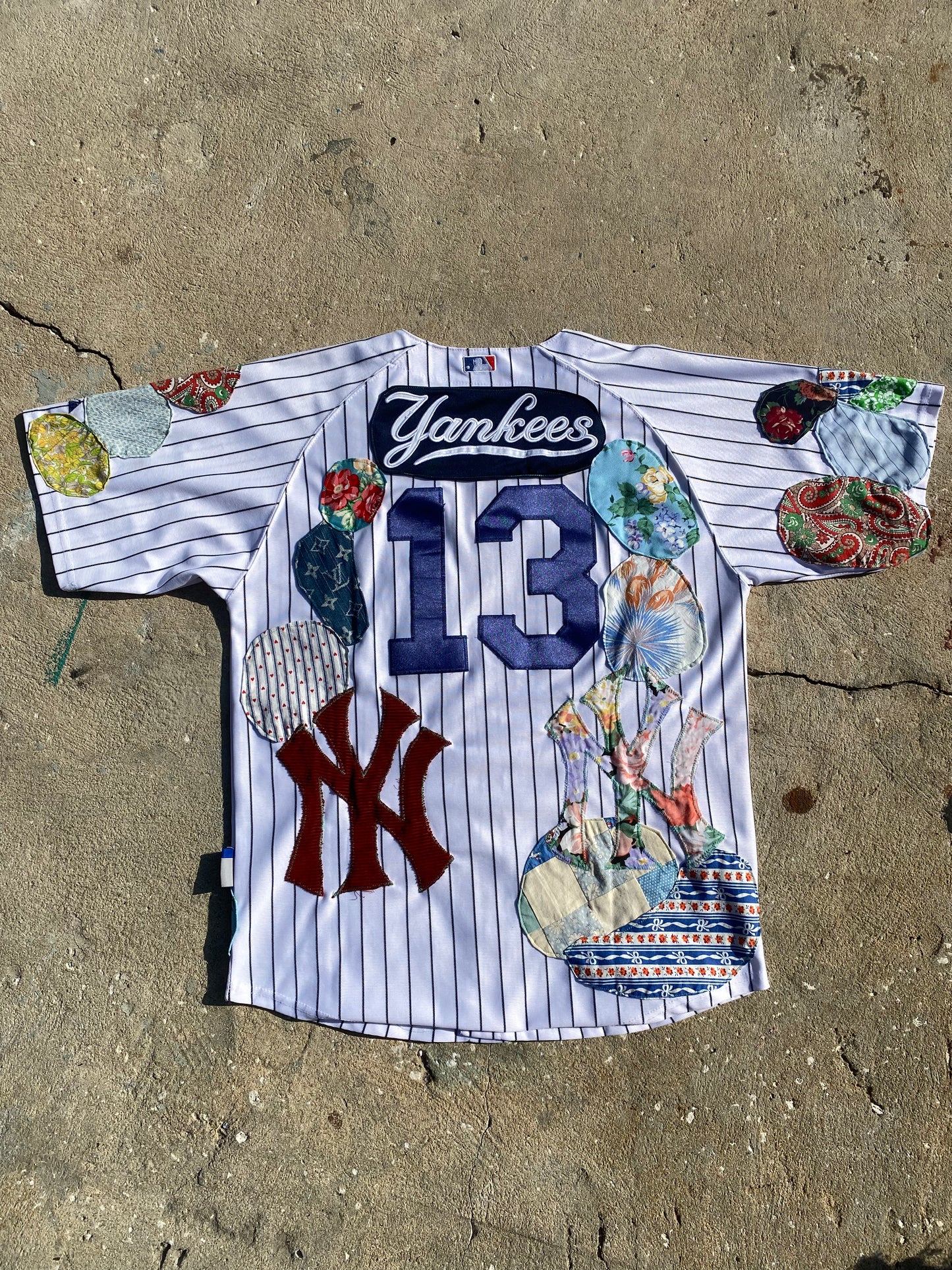 New York Yankee floral jersey