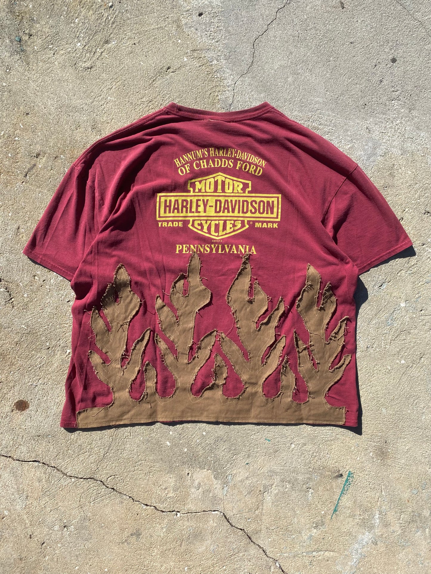 Harley flame tee 13