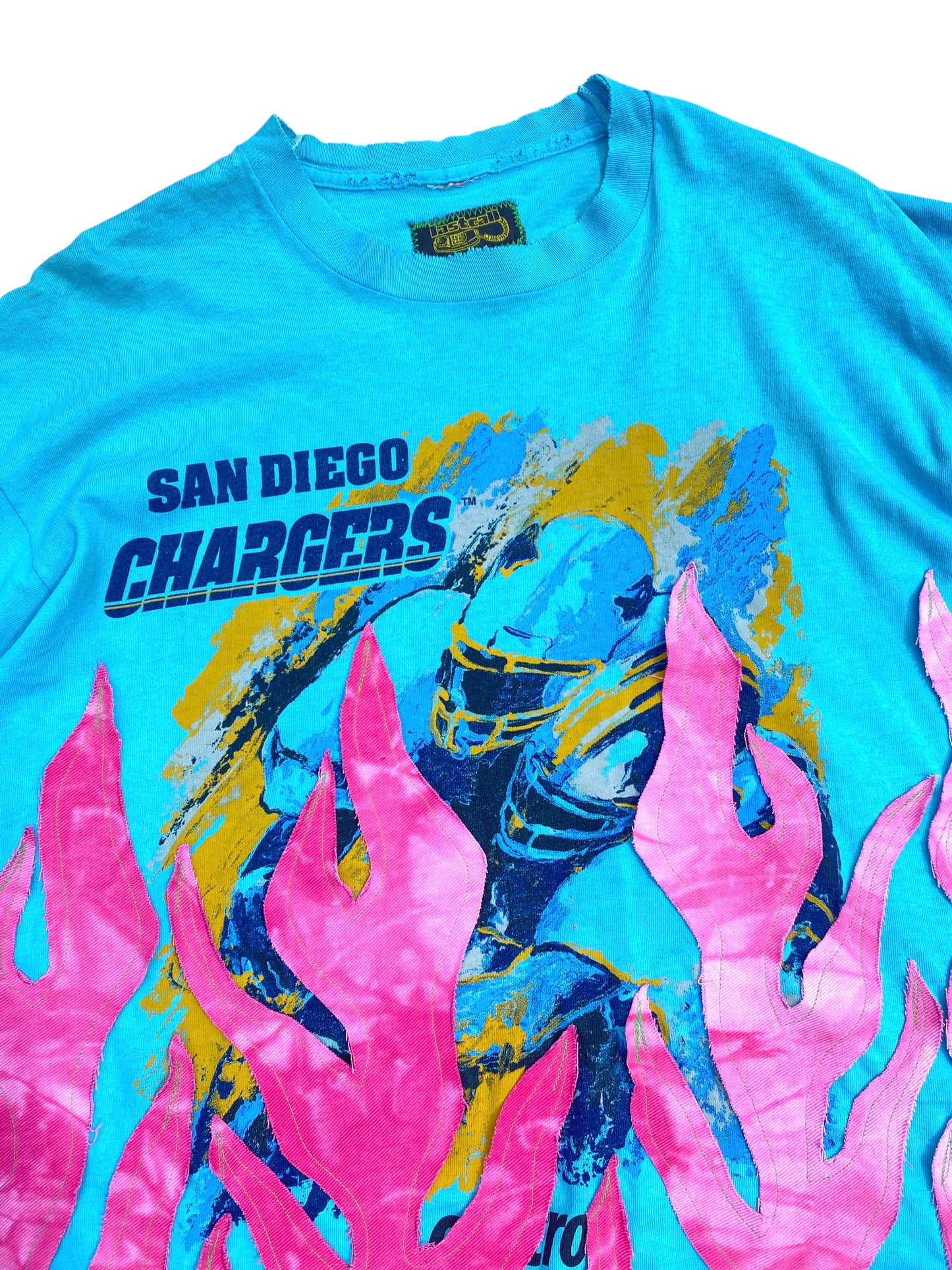 San Diego chargers flame shirt
