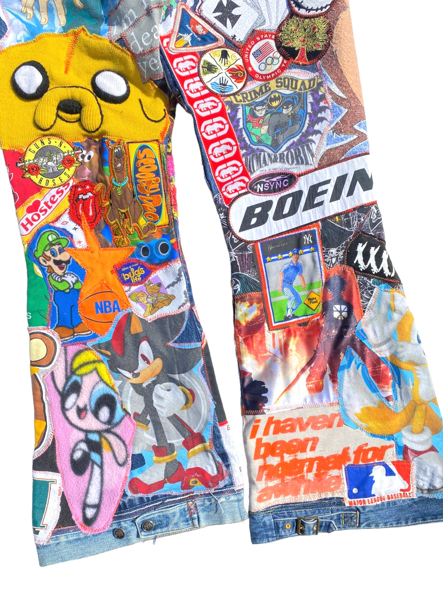 patched up flare levis