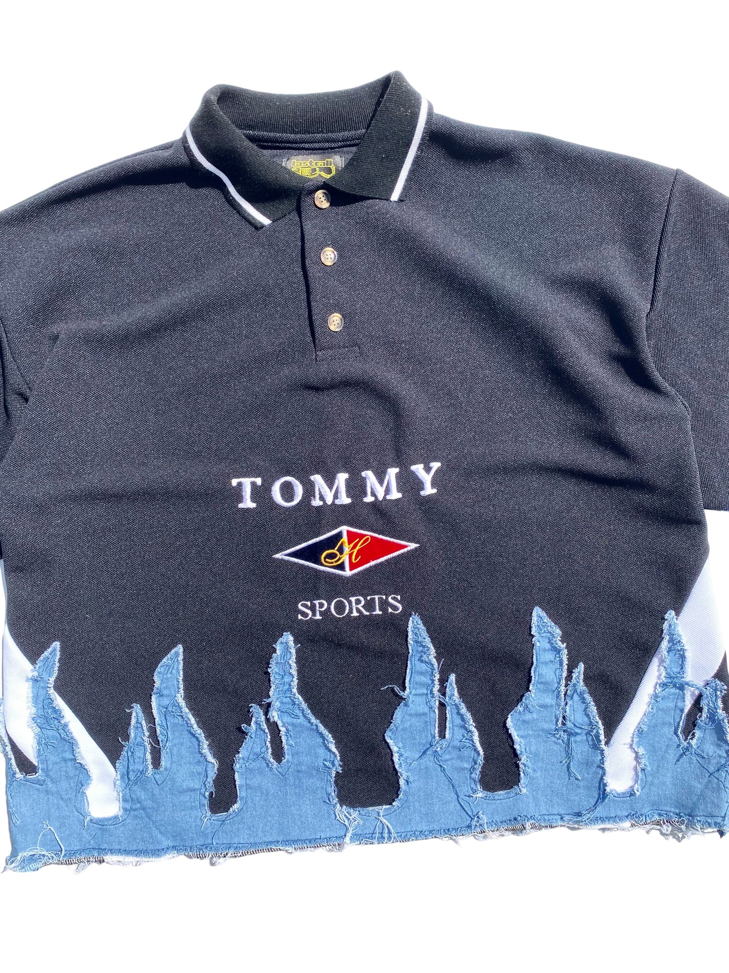 tommy short flame shirt