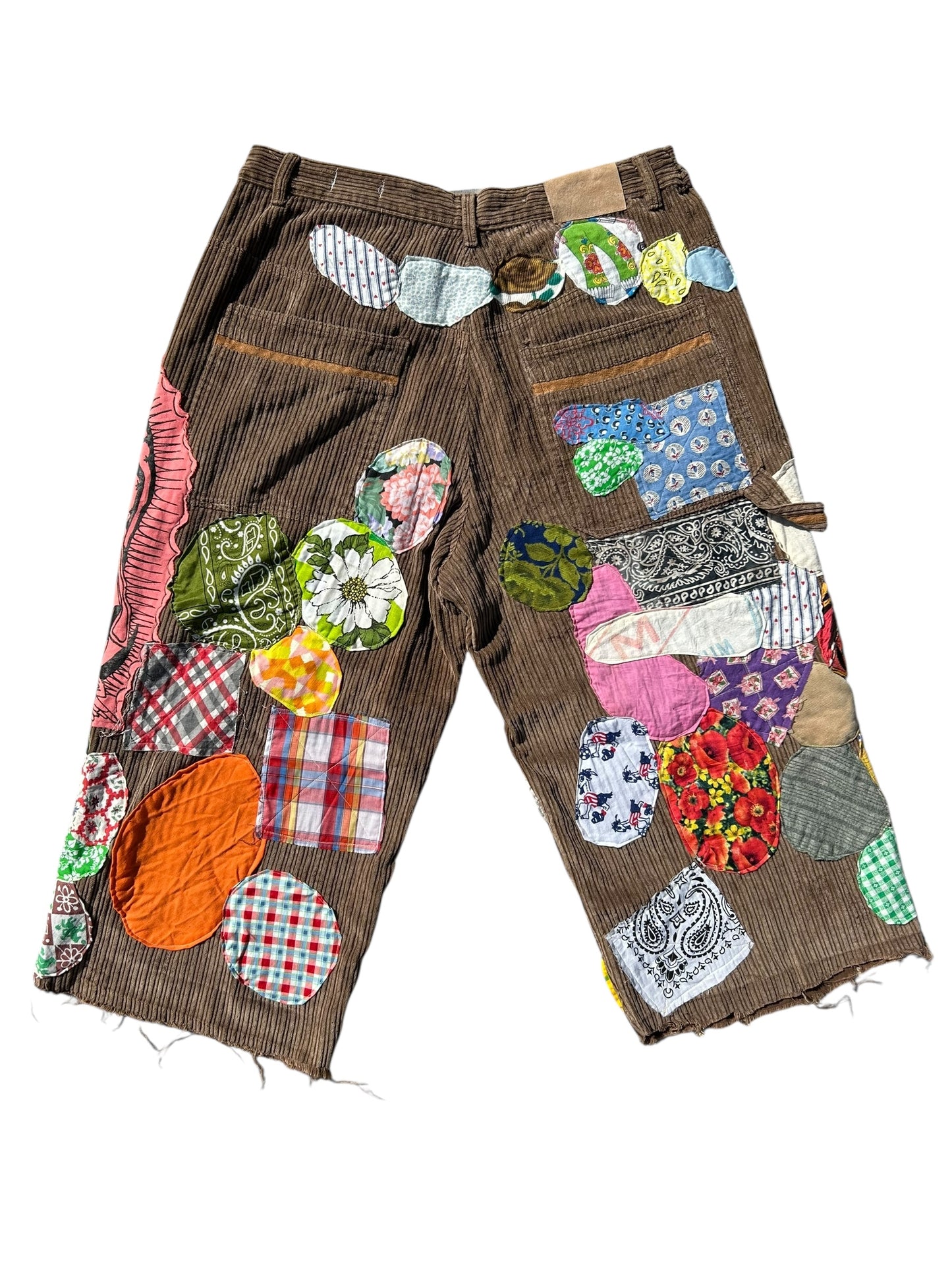 Patched up vintage corduroy slack