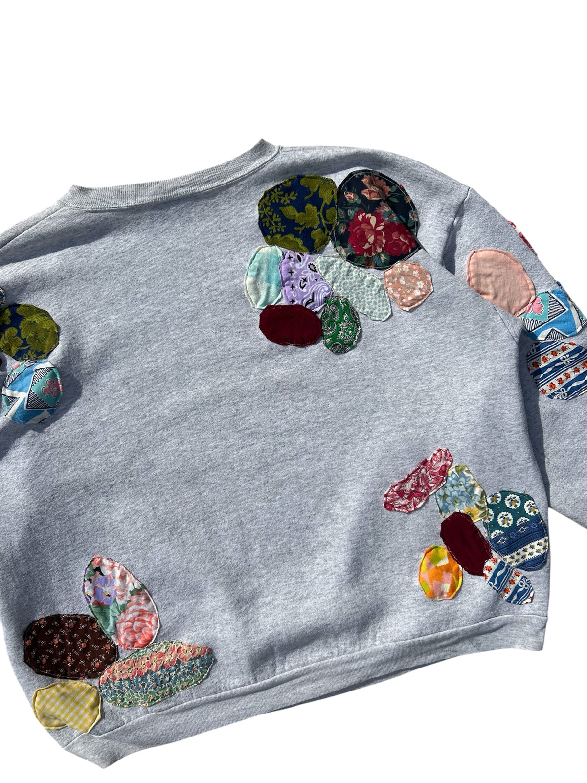 Patched up vintage Florida sweater