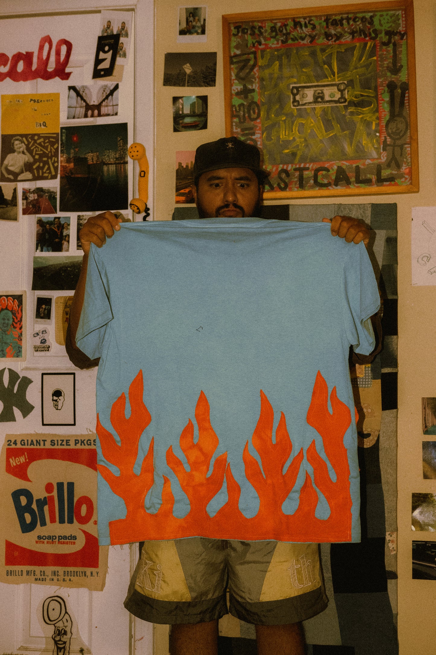 Florida marlines flame tee