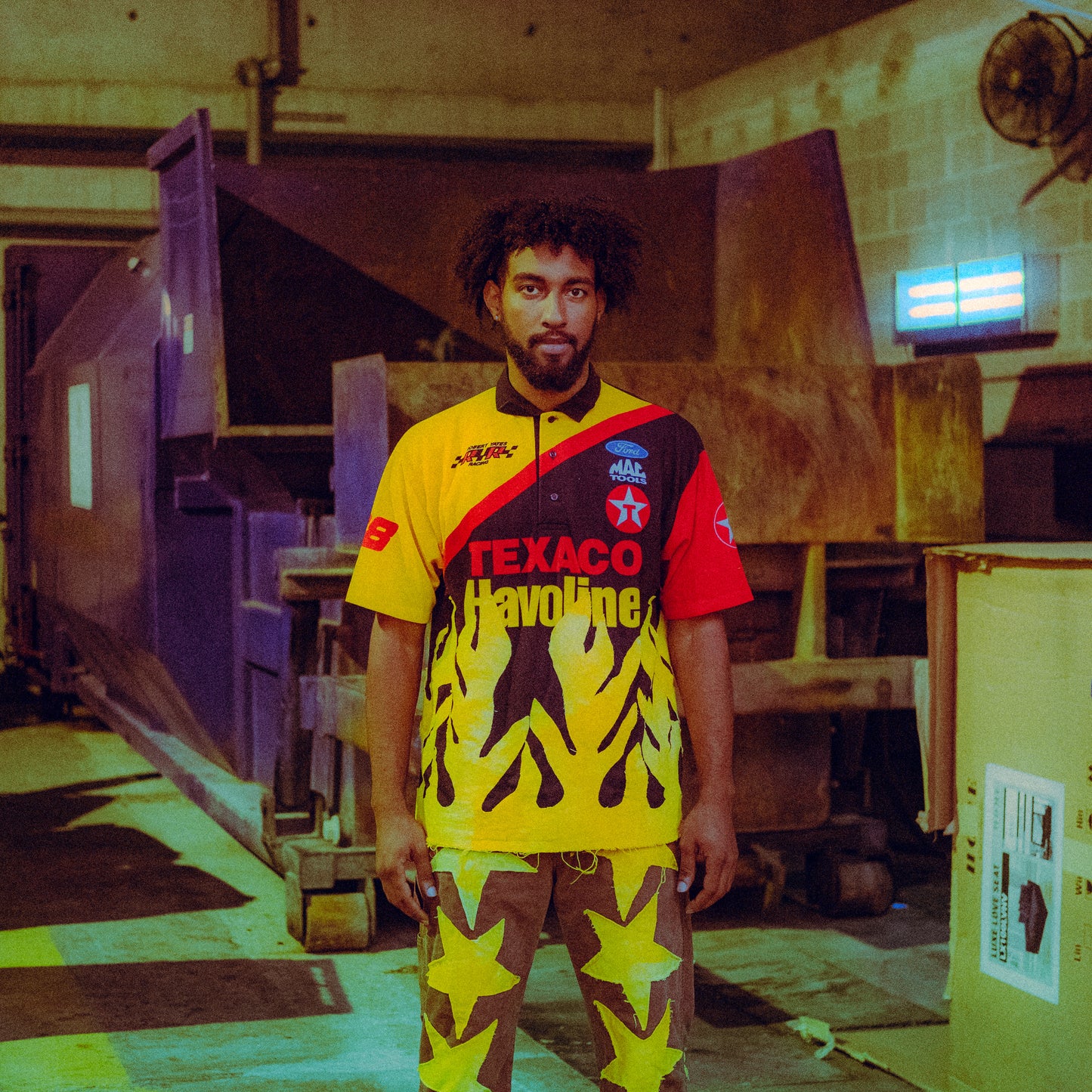 texaco flame shirt