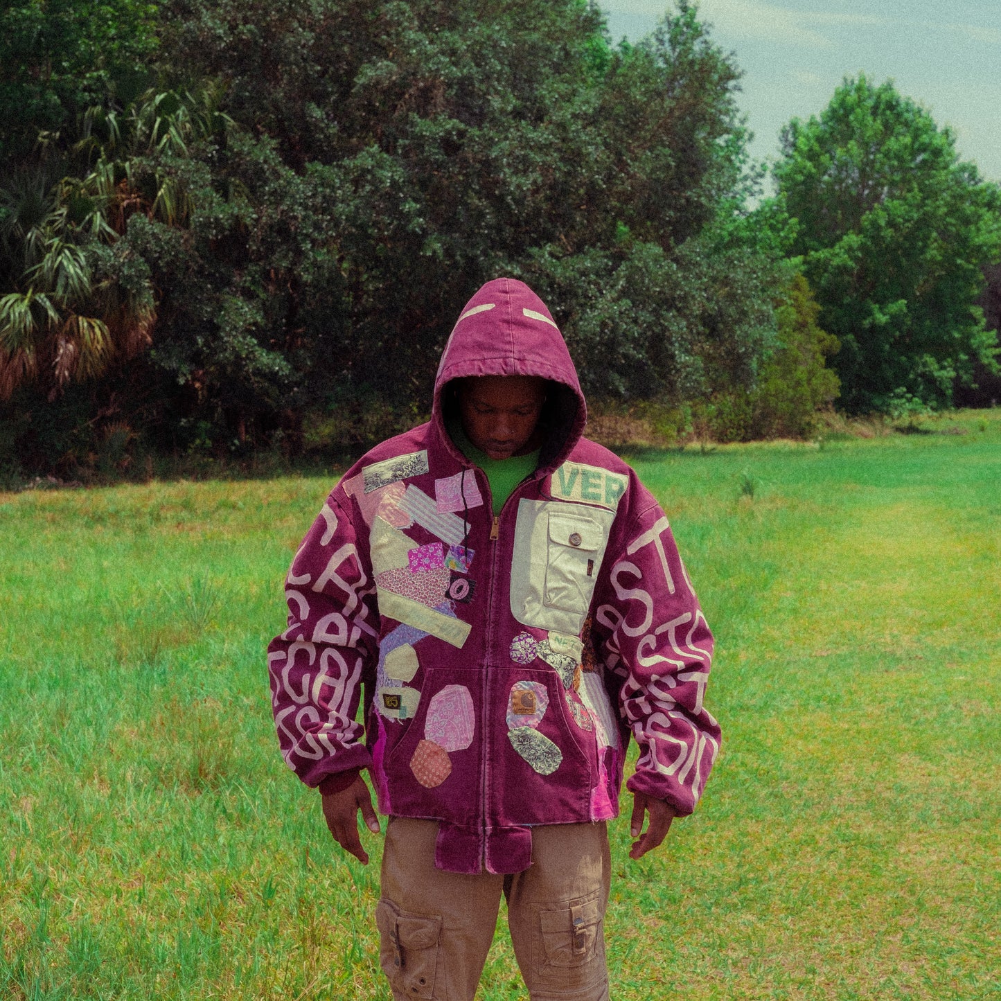 katakuri patched up carhartt jacket