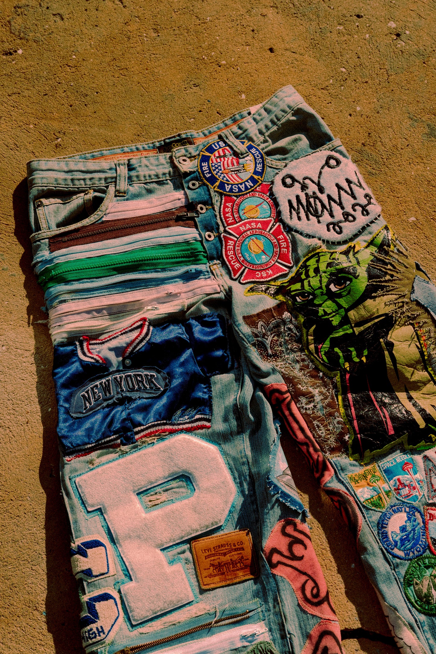 patched up crazy jeans 4