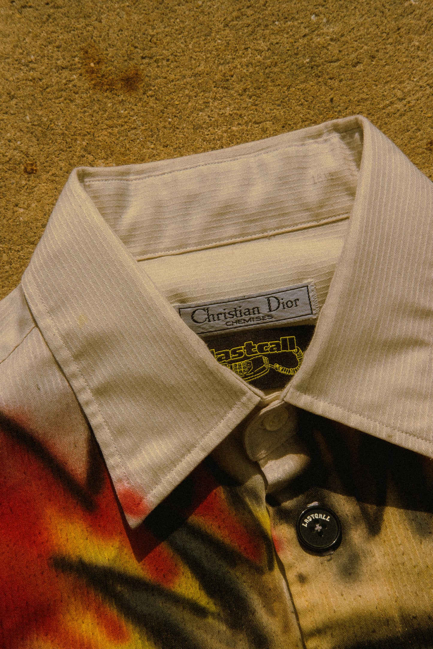 Christian Dior Virgin Mary button shirt