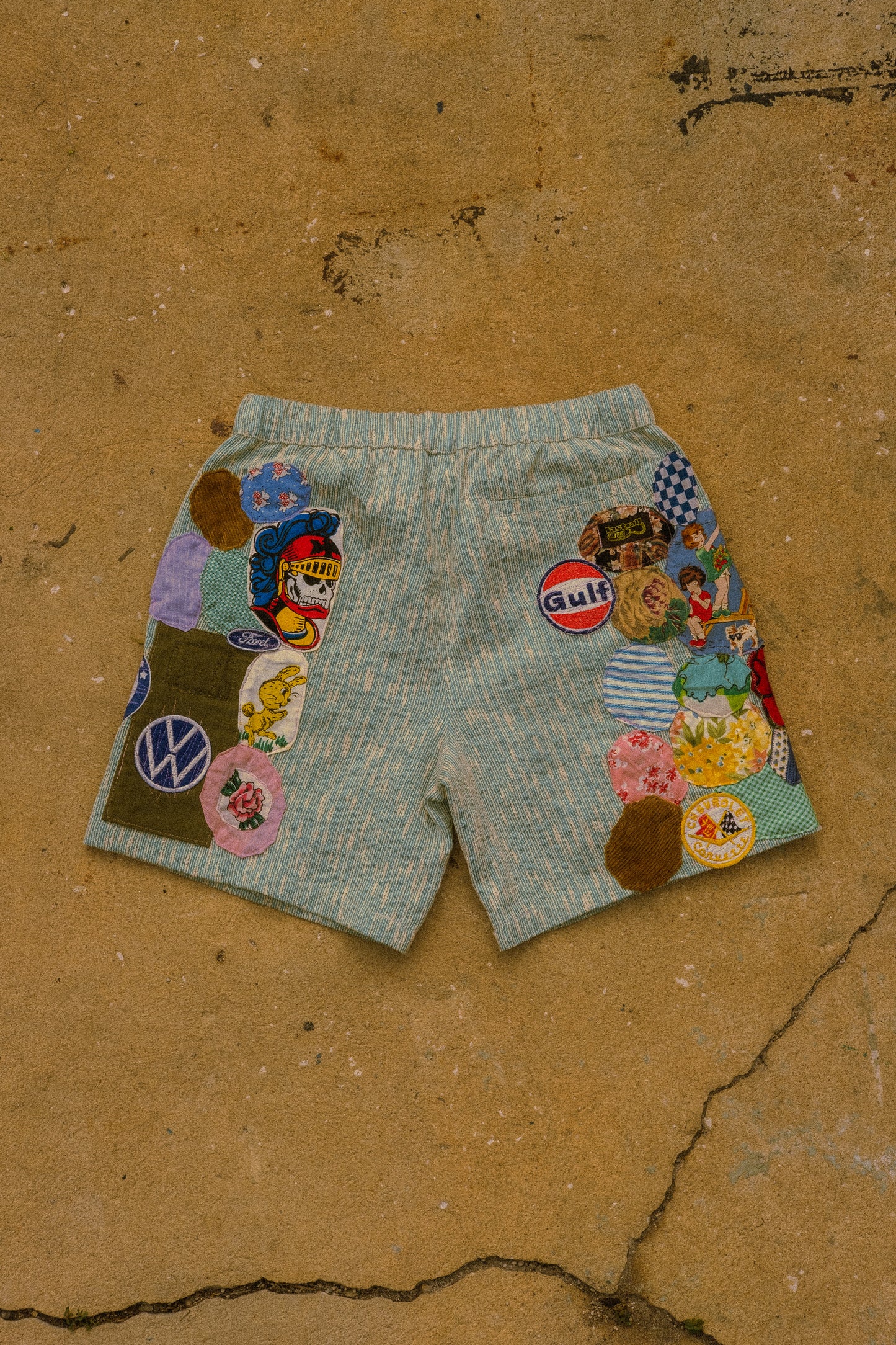 Patched up Kith shorts