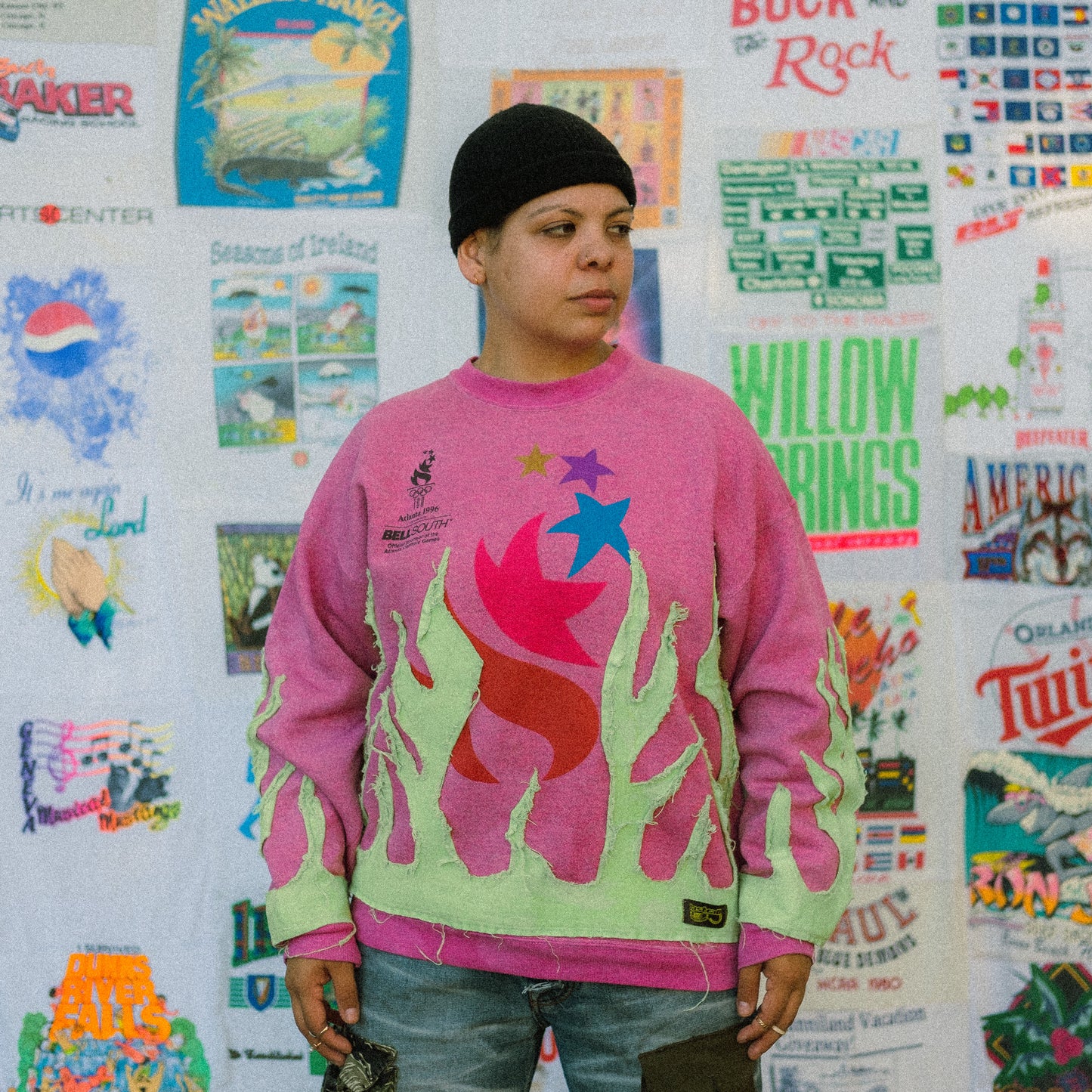 ATL OLYMPICS flame sweater