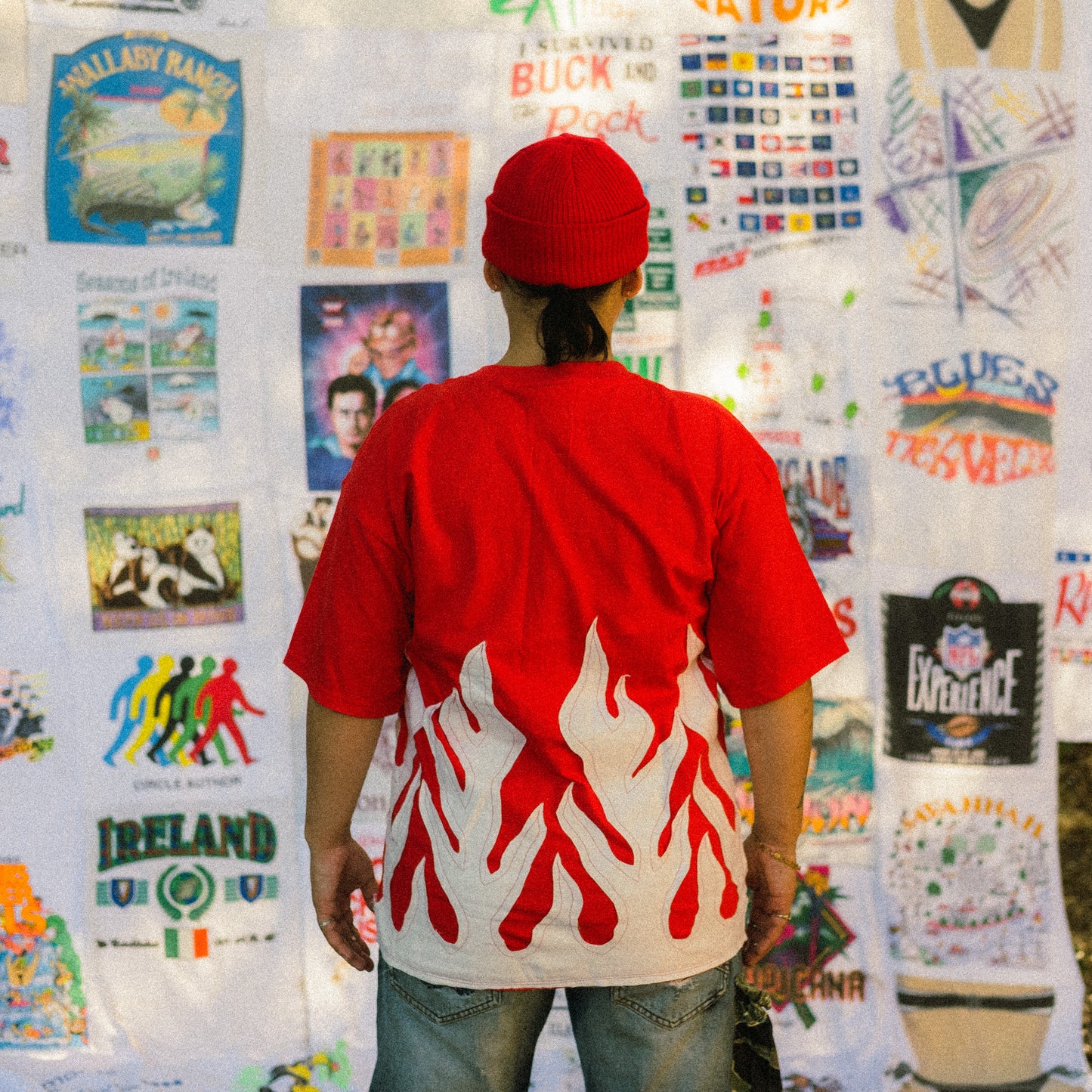 ST LOUIS CARDINALS flame tee 2