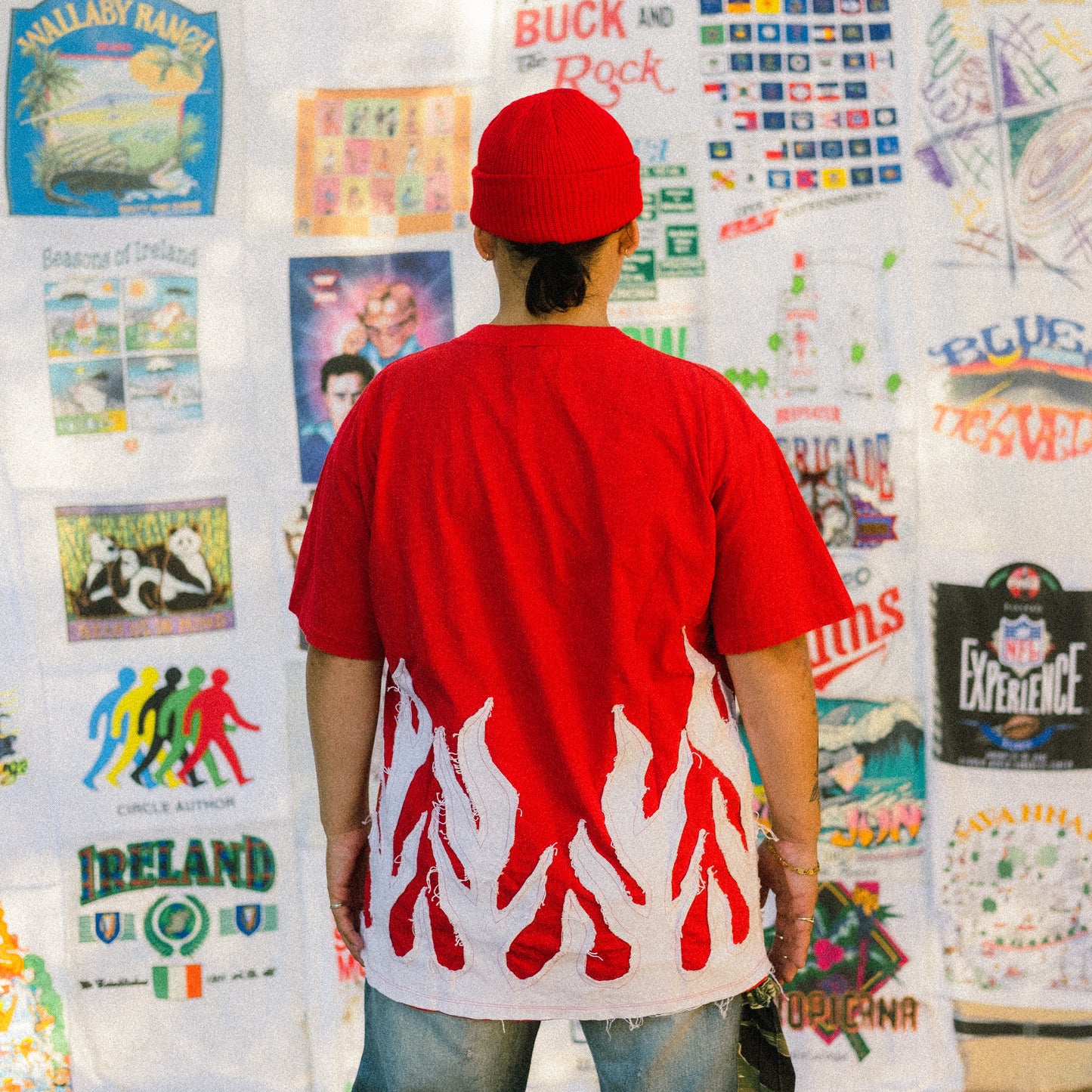 ST LOUIS CARDINALS flame tee