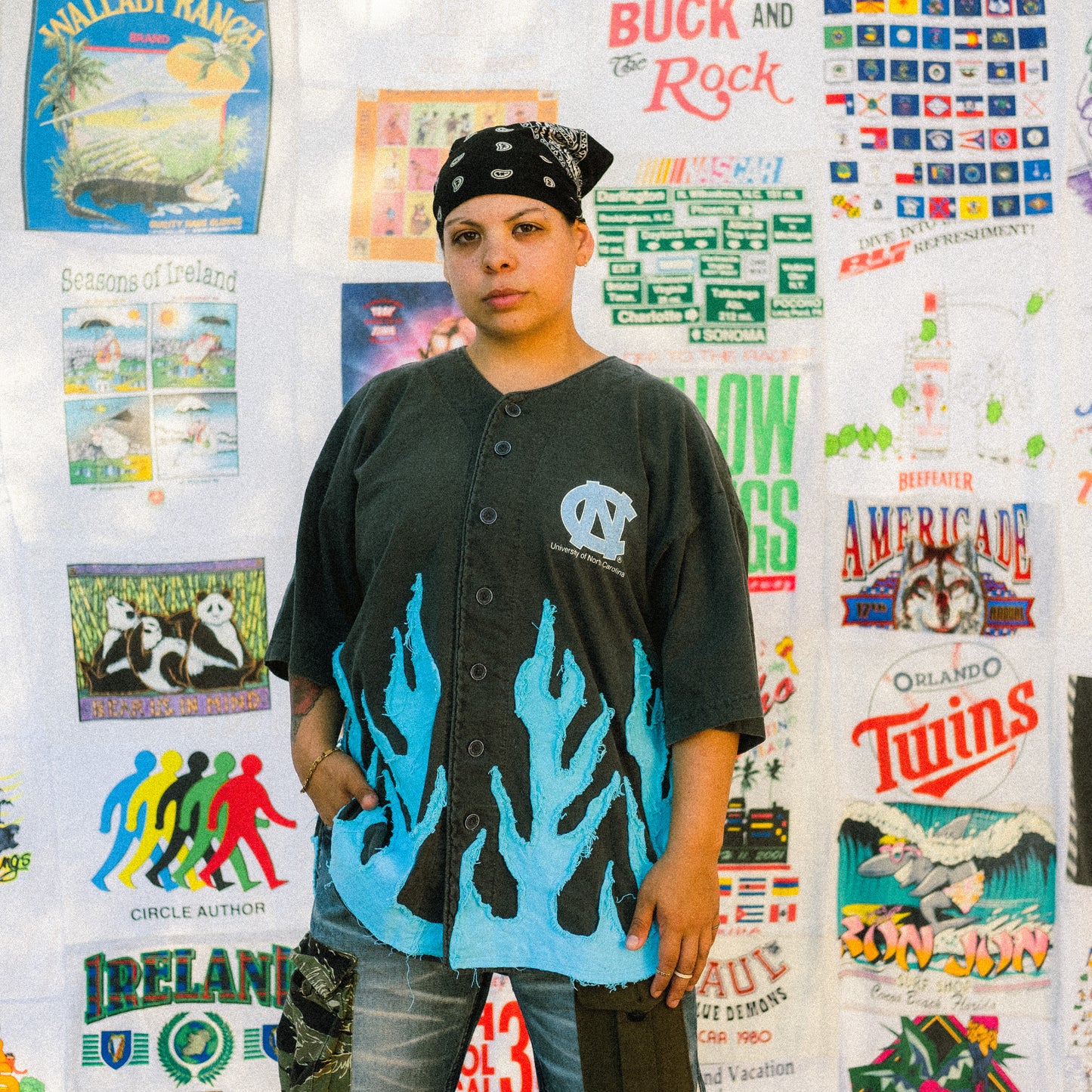 University of north carolina flame tee