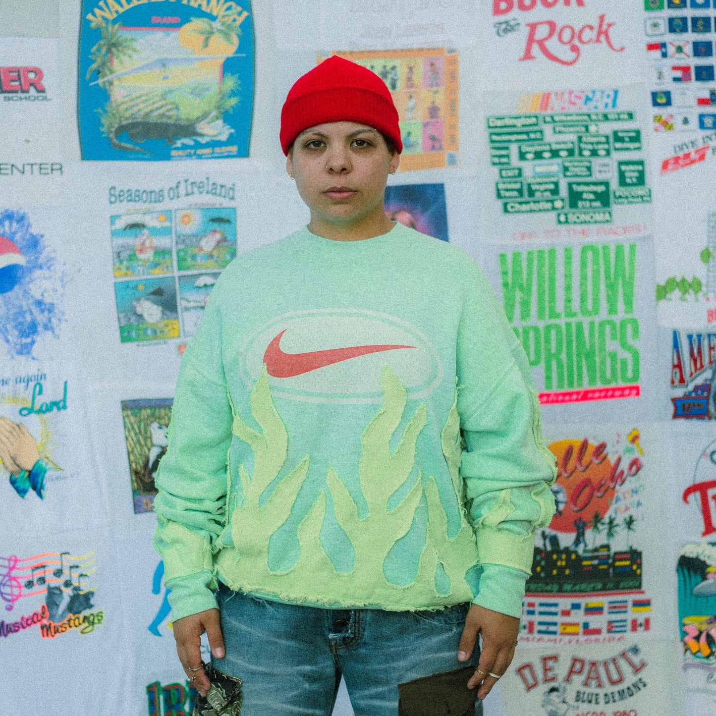 NIKE flame sweater 2