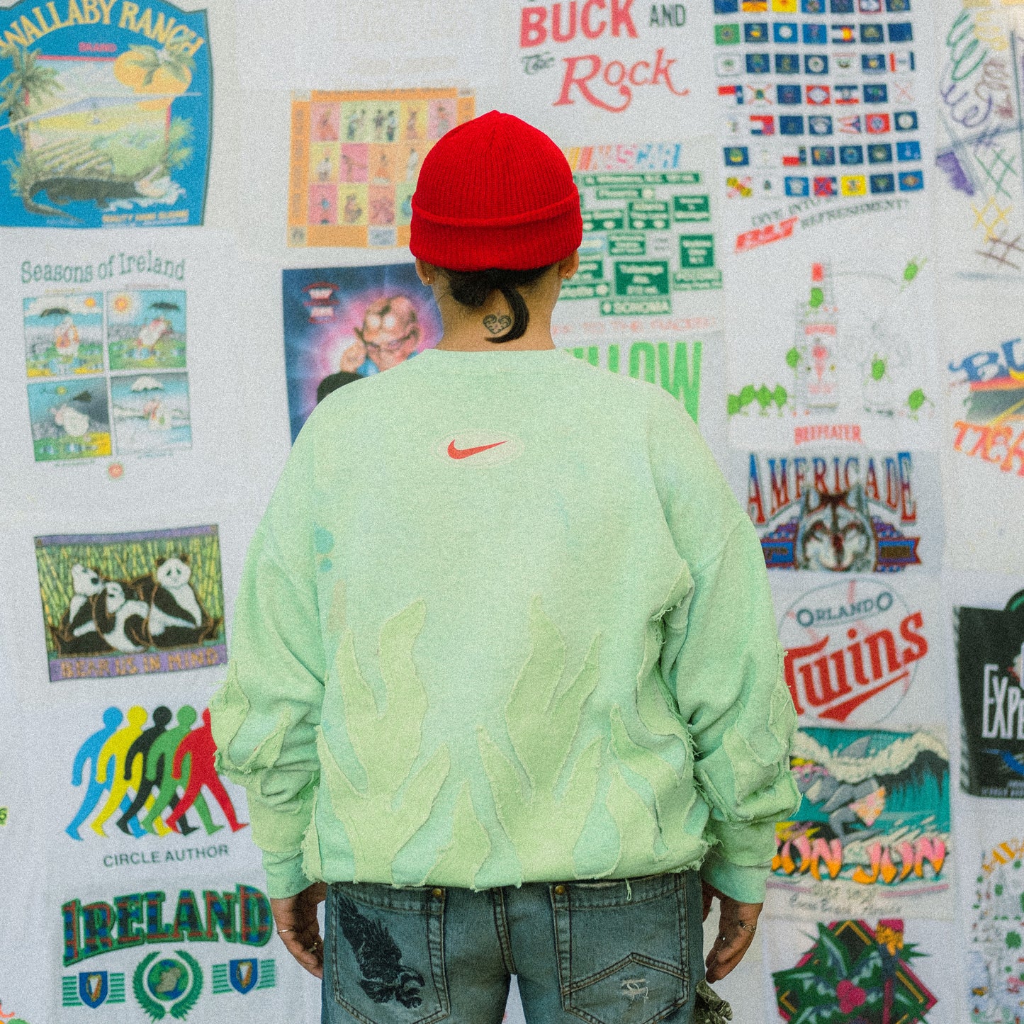 NIKE flame sweater 2