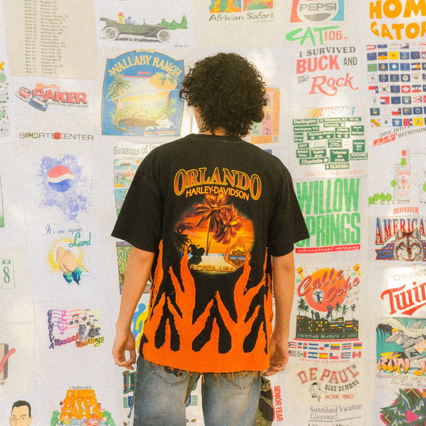 Harley flame tee 10