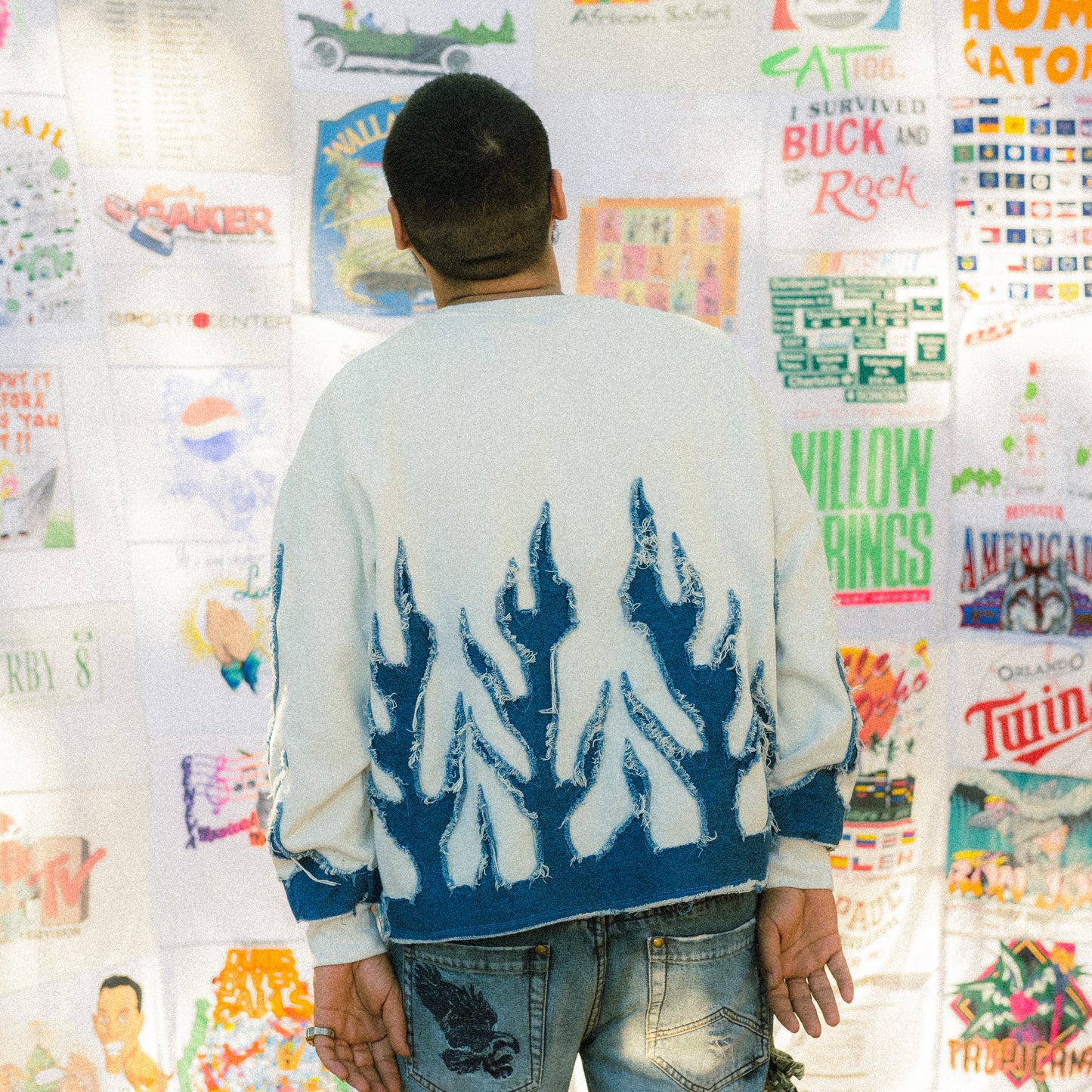 KURT COBAIN flame sweater