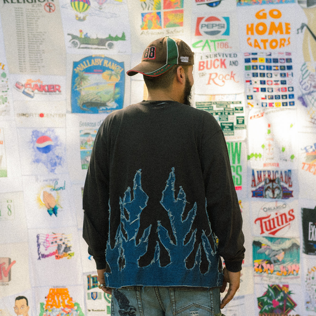 nascar flame tee 5