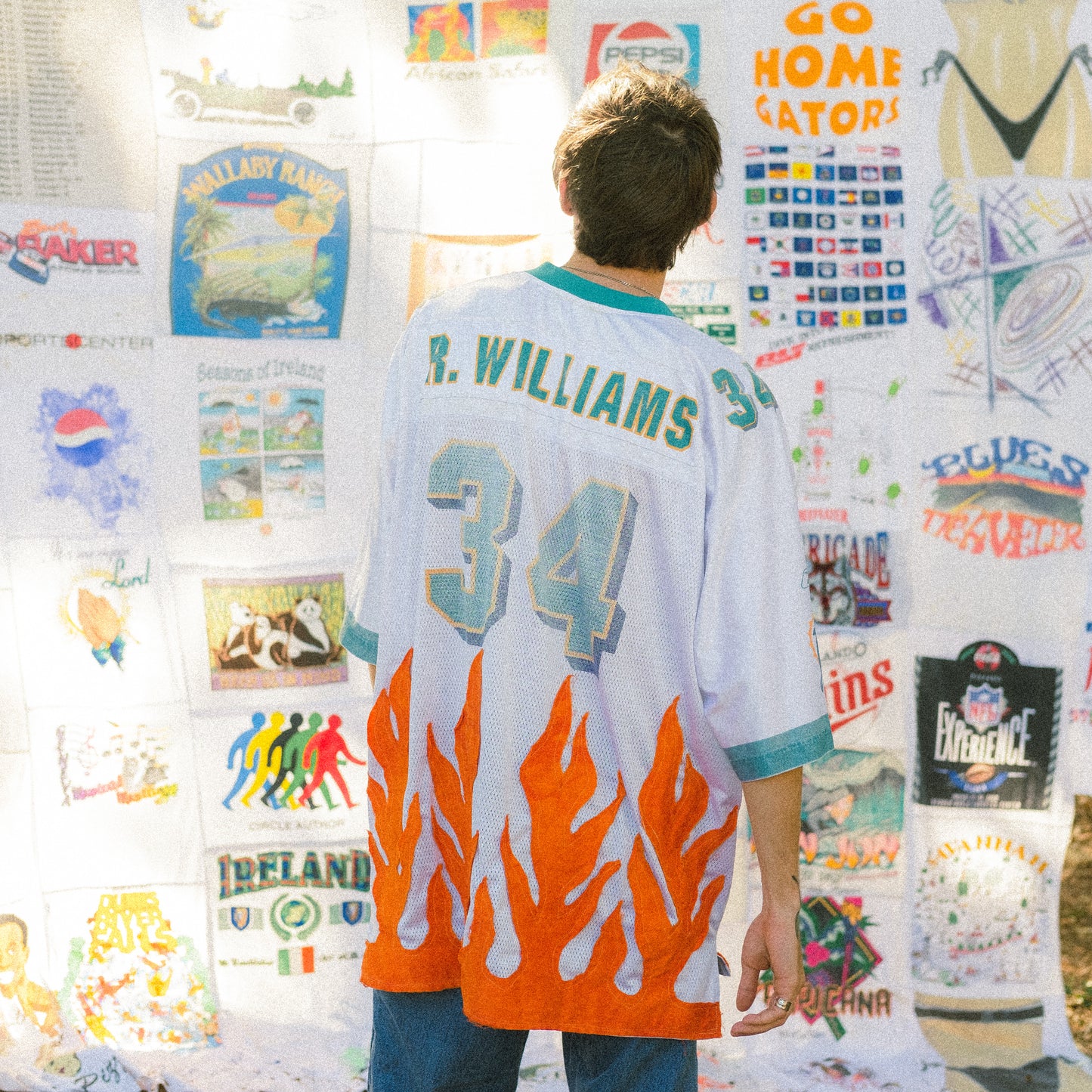 MIAMI DOLPHINS FLAME JERSEY