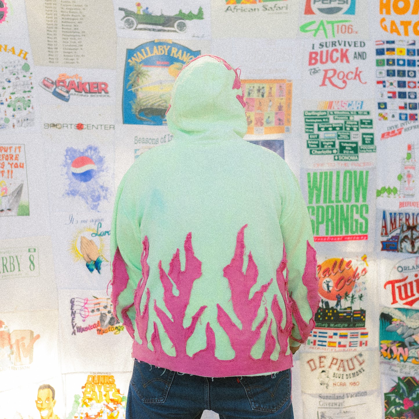 NY flame hoodie