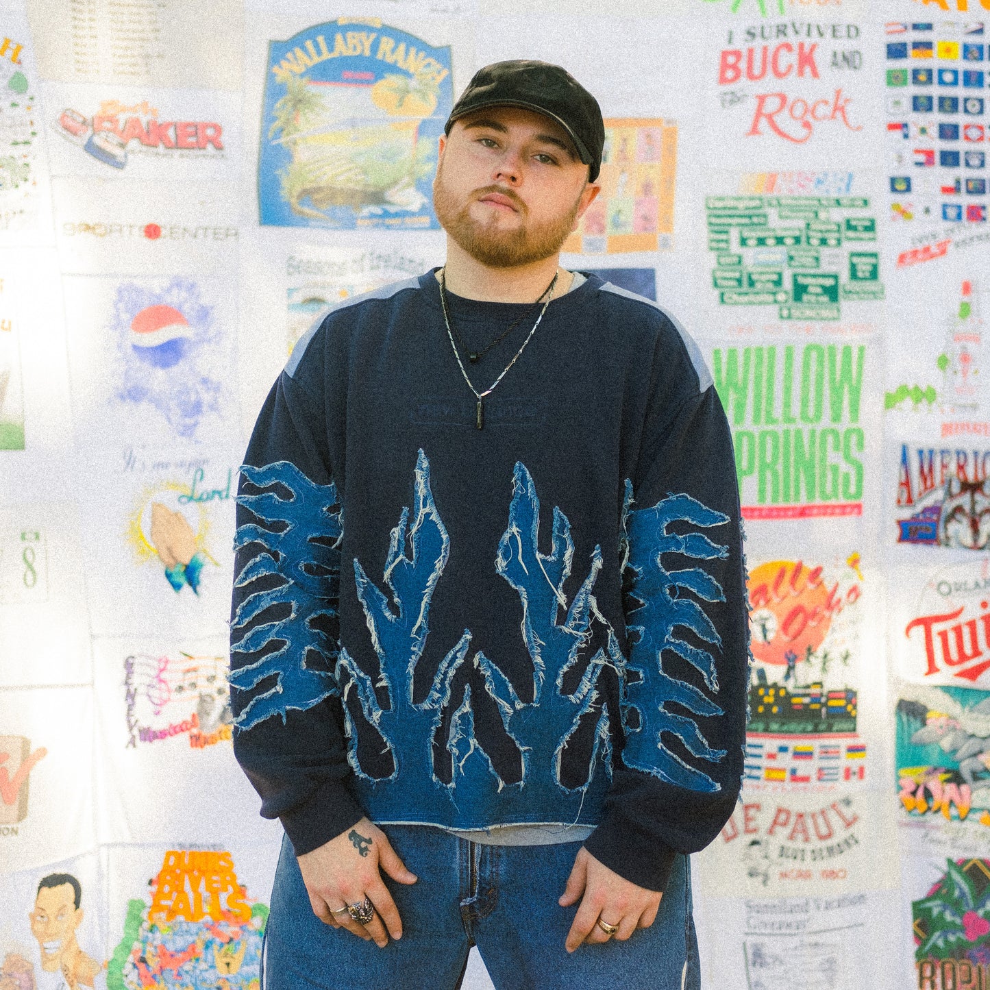 NEW BALANCE flame sweater