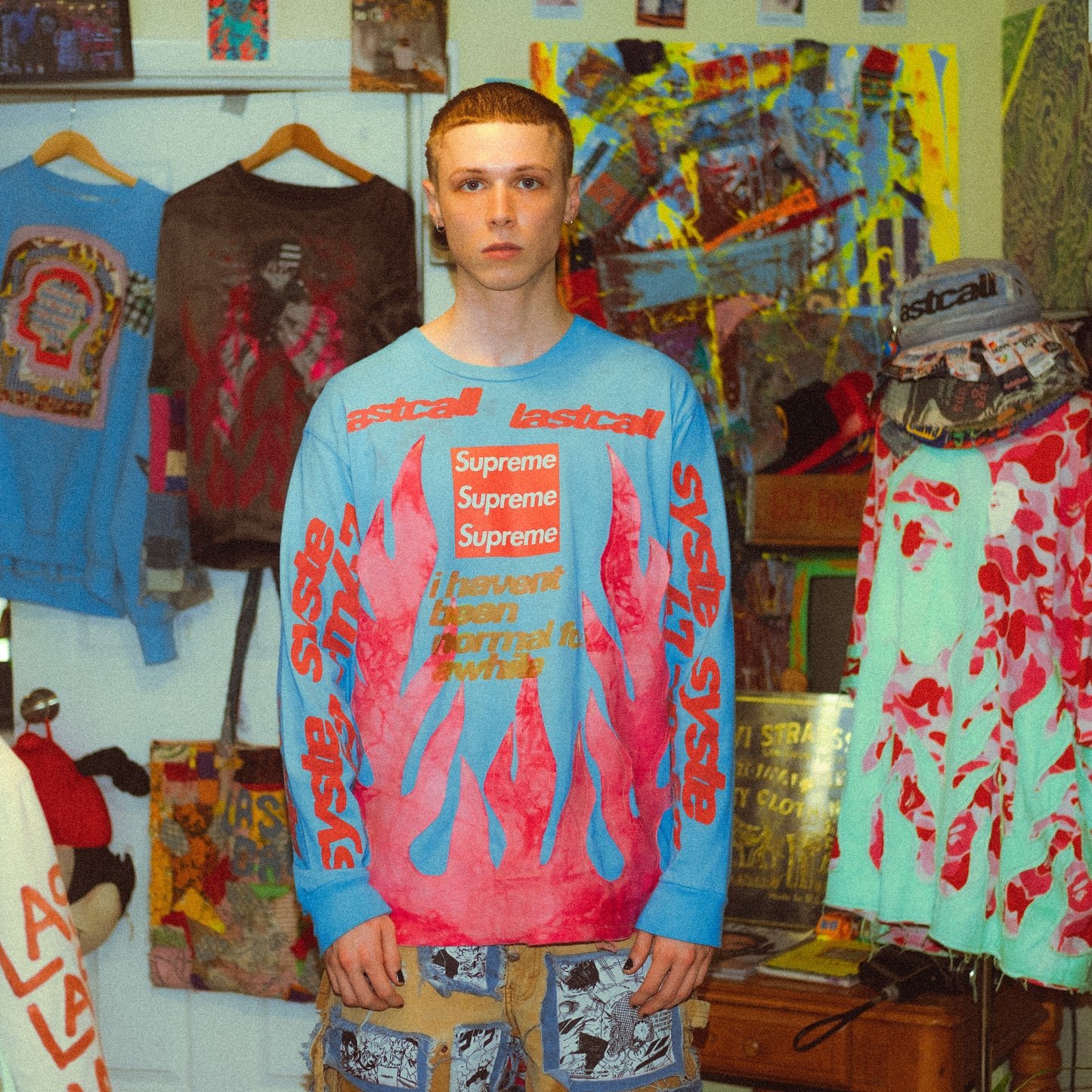 asspizza supreme longsleeve tee