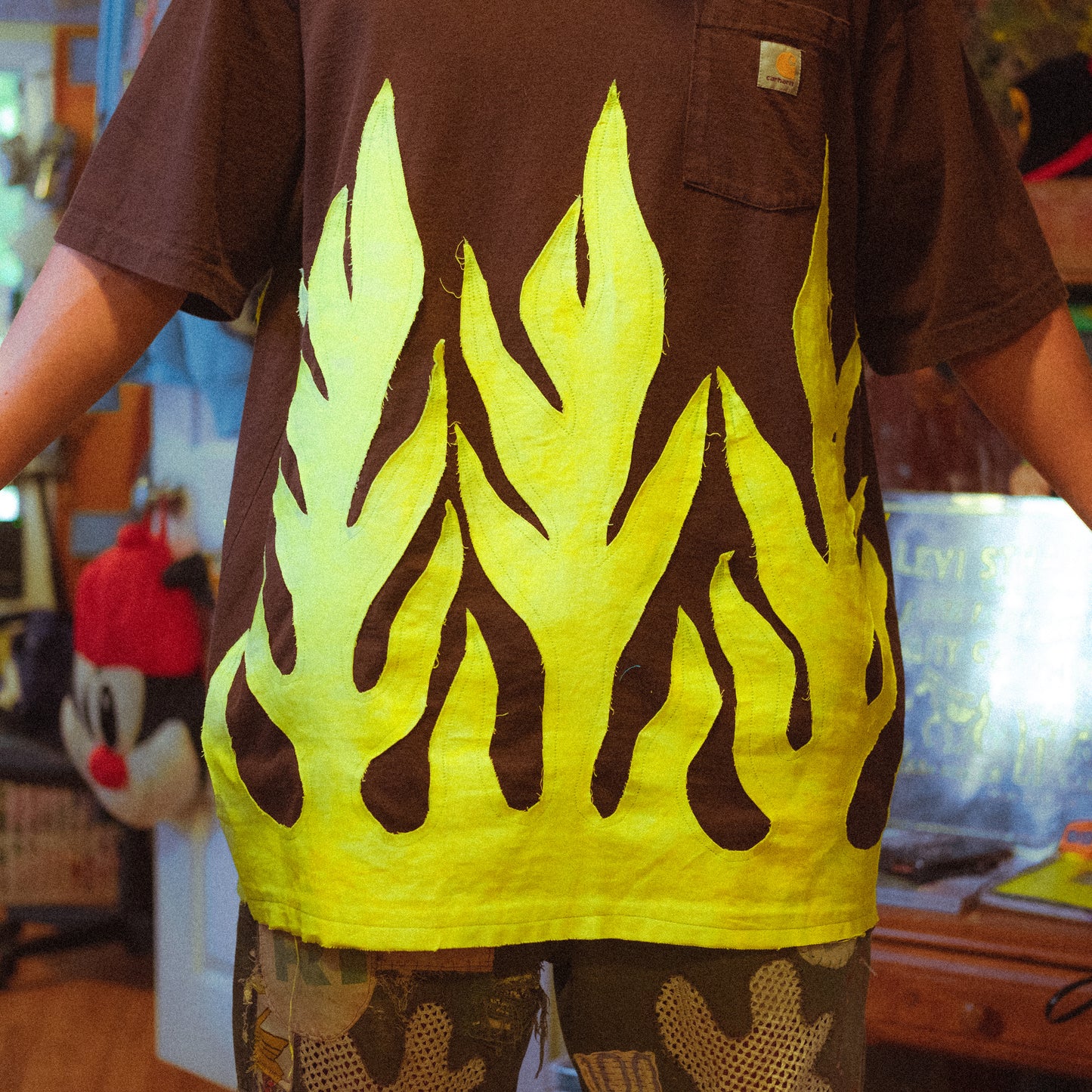 carhartt flame tee