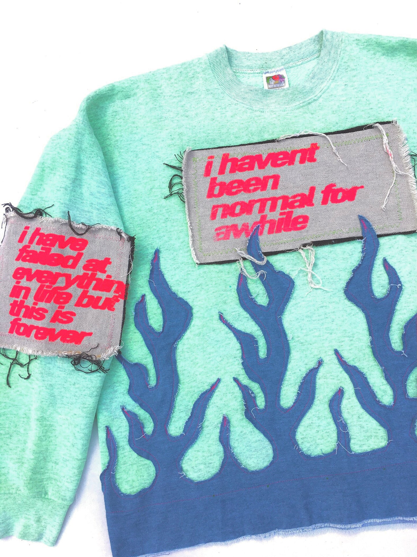 GREEN FLAME SWEATSHIRT 02