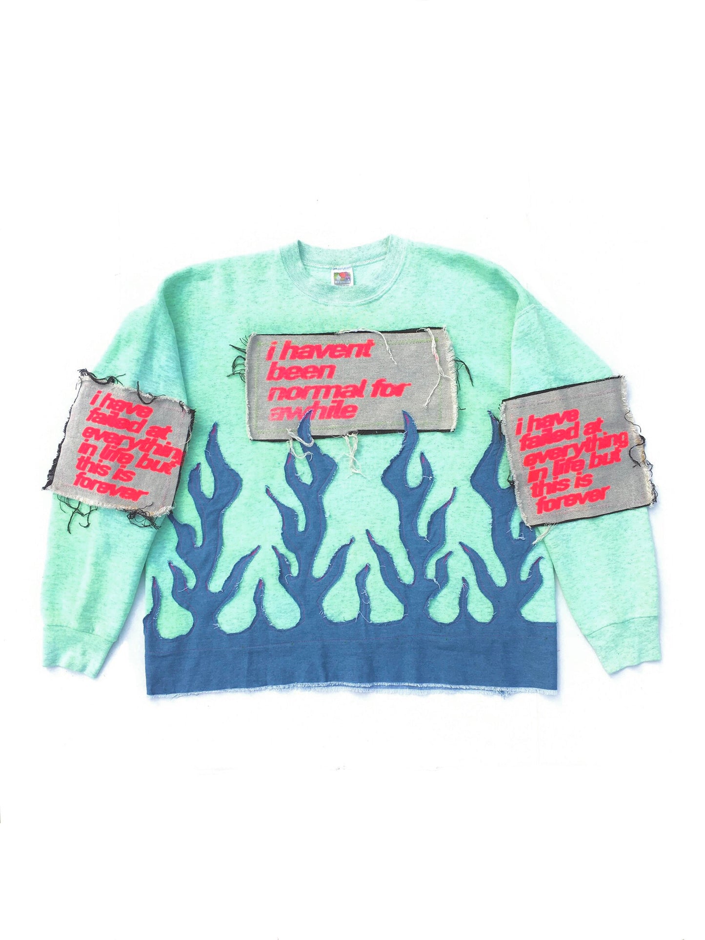GREEN FLAME SWEATSHIRT 02