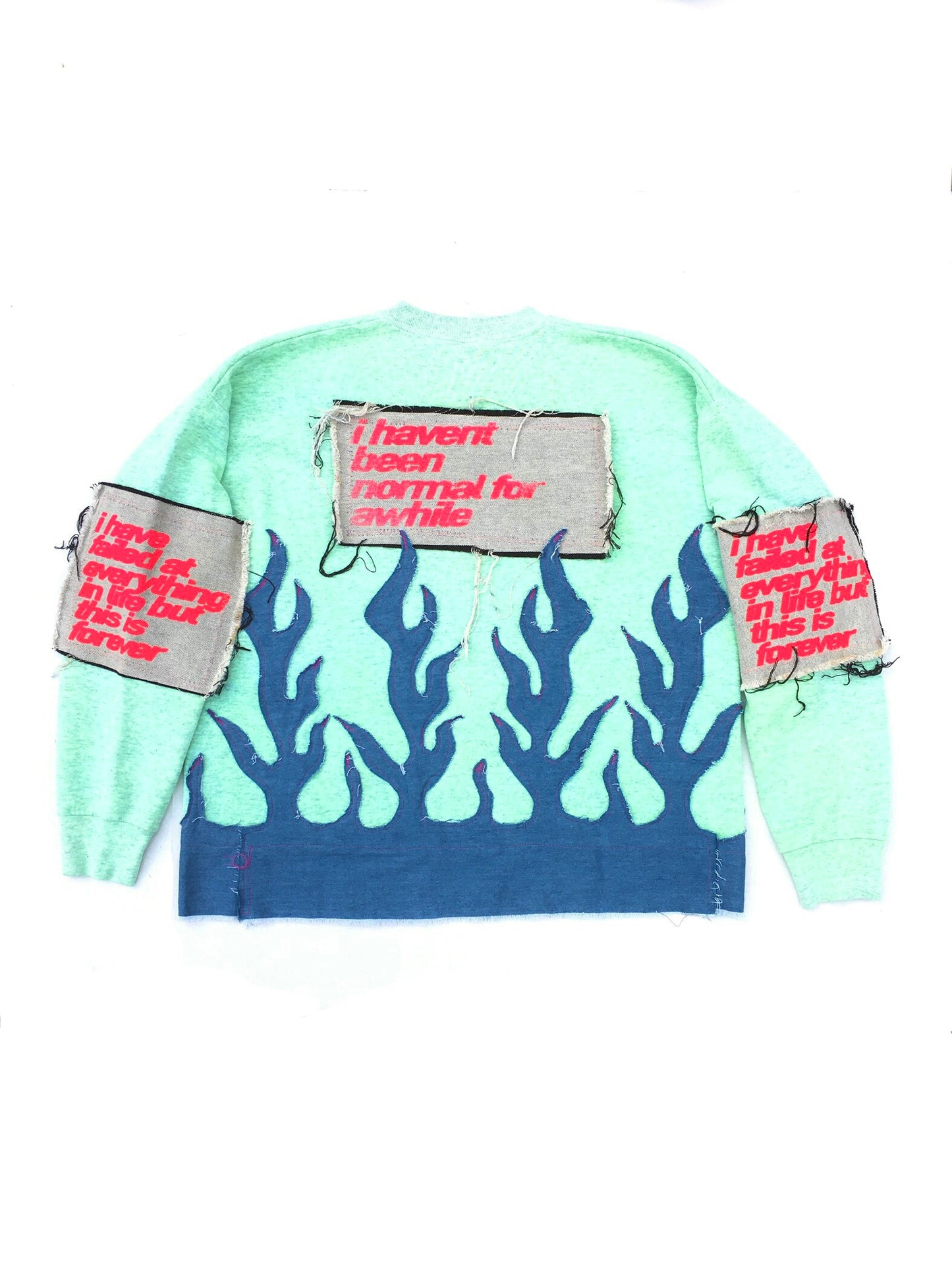 GREEN FLAME SWEATSHIRT 02