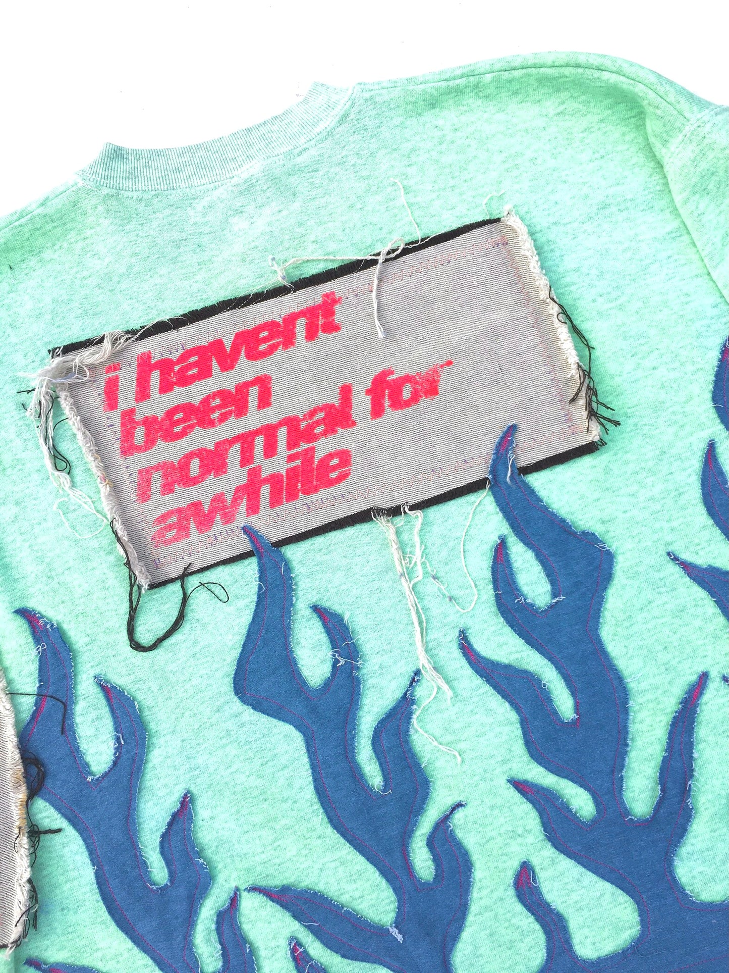 GREEN FLAME SWEATSHIRT 02