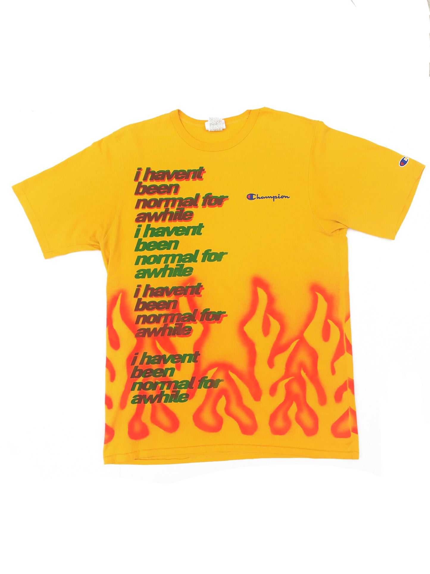 CHAMPION AIRBRUSH FLAME SHIRT