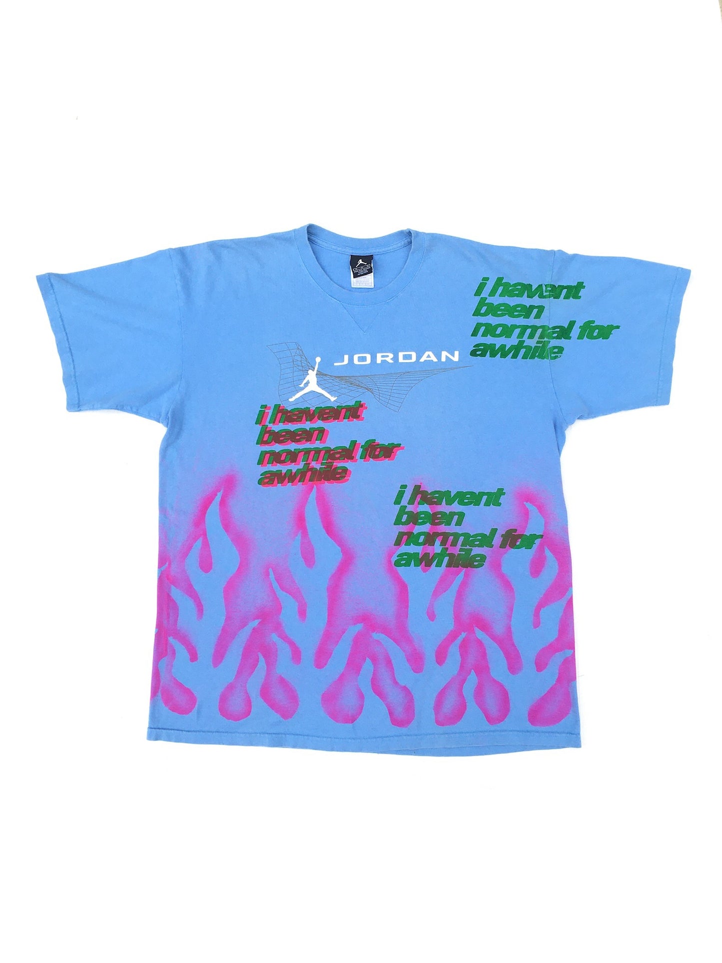 JORDAN AIRBRUSH FLAME SHIRT