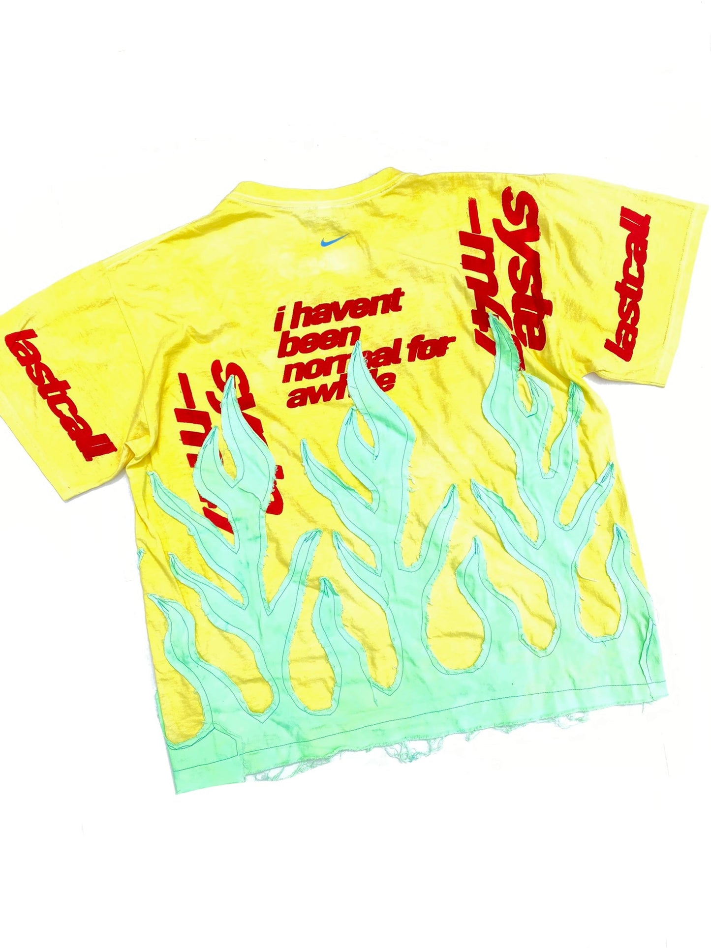 NIKE FLAME TEE 4 (YELLOW)