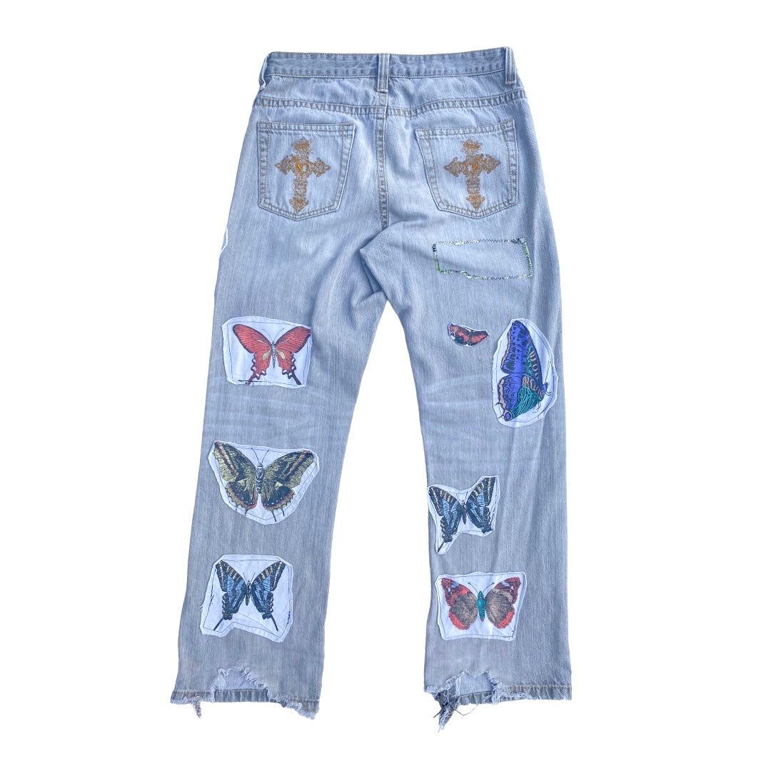 butterfly jeans