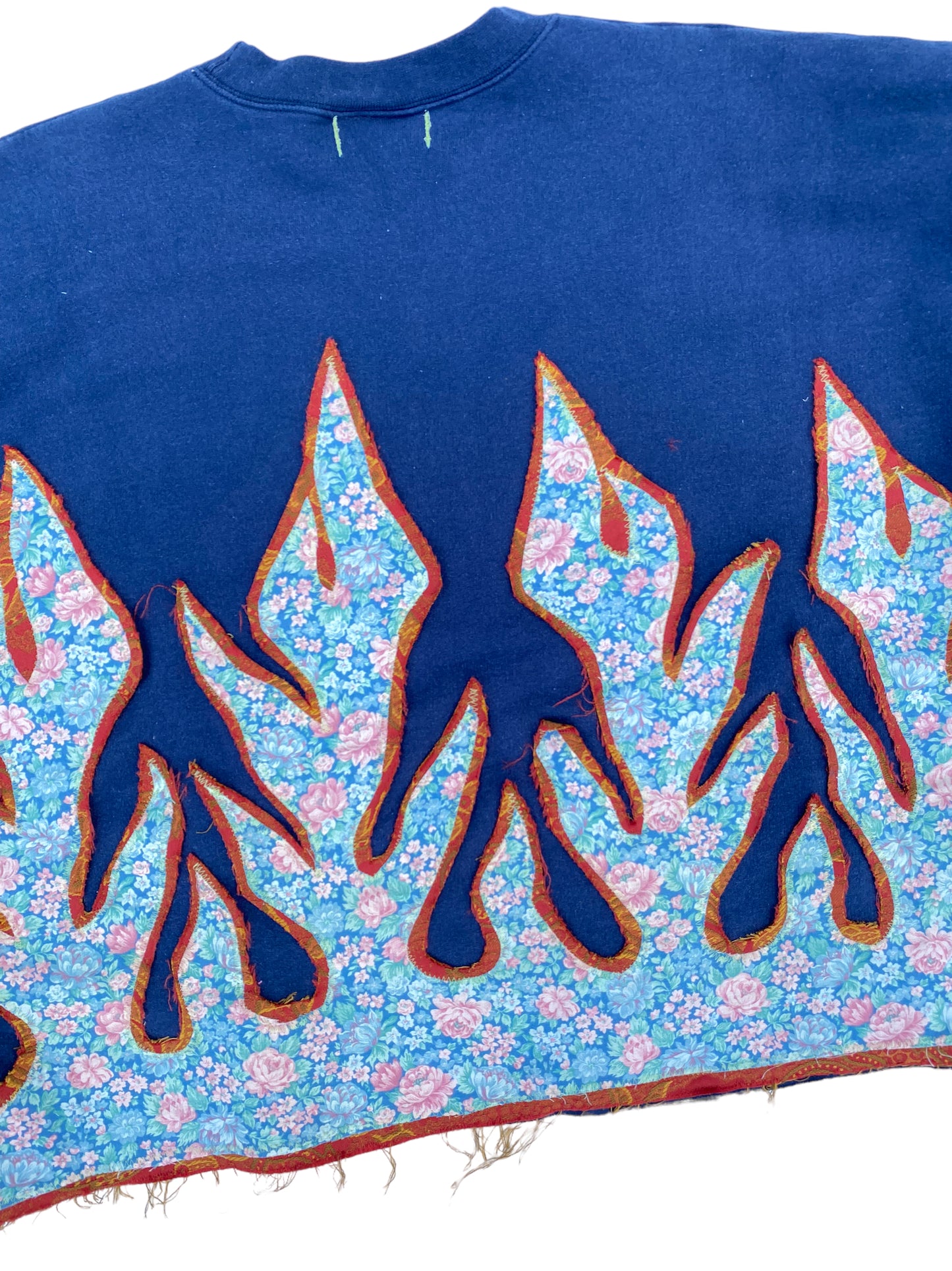 double layer flame sweater