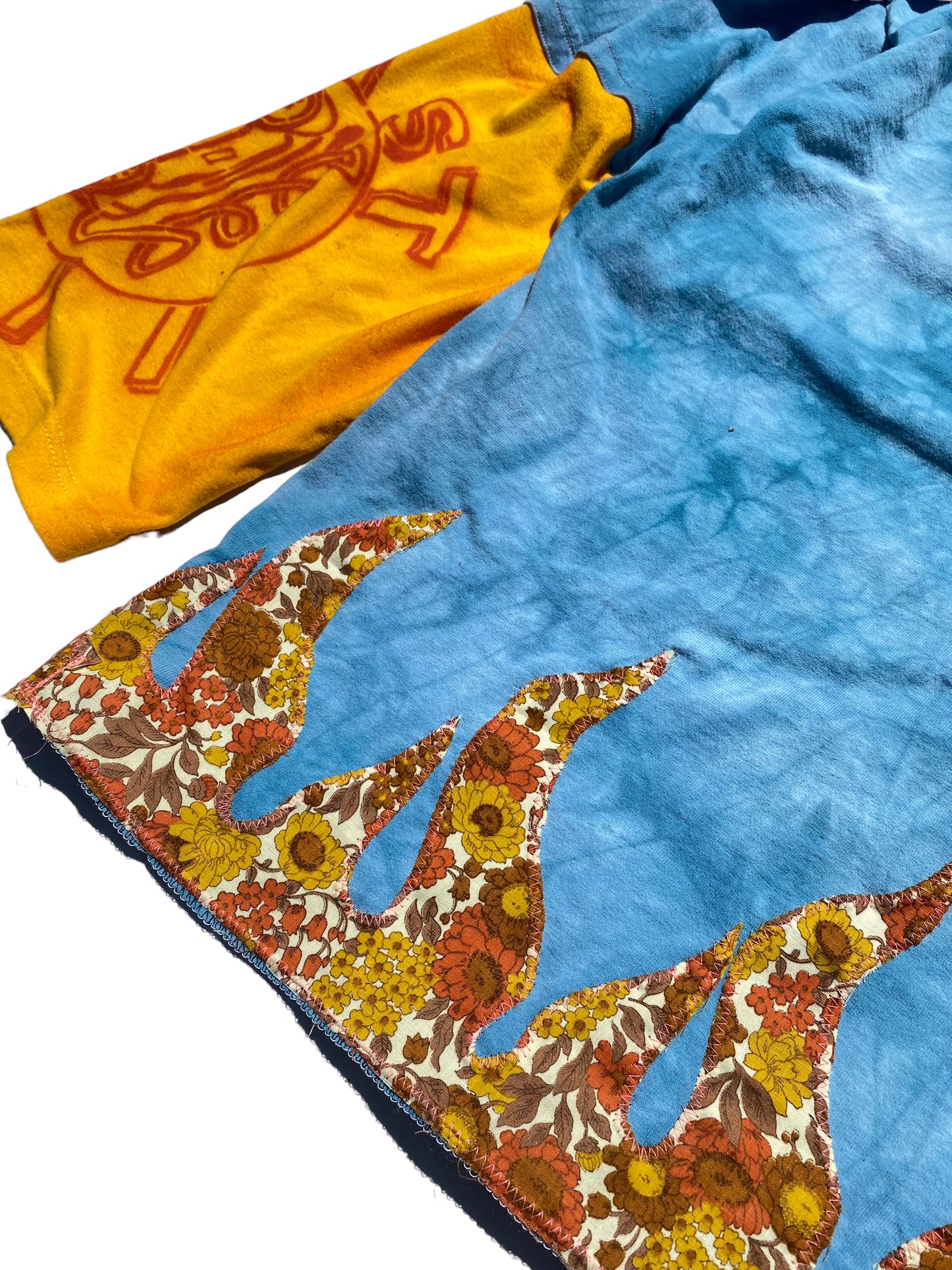 altered the mountain native American flame longsleeve tee