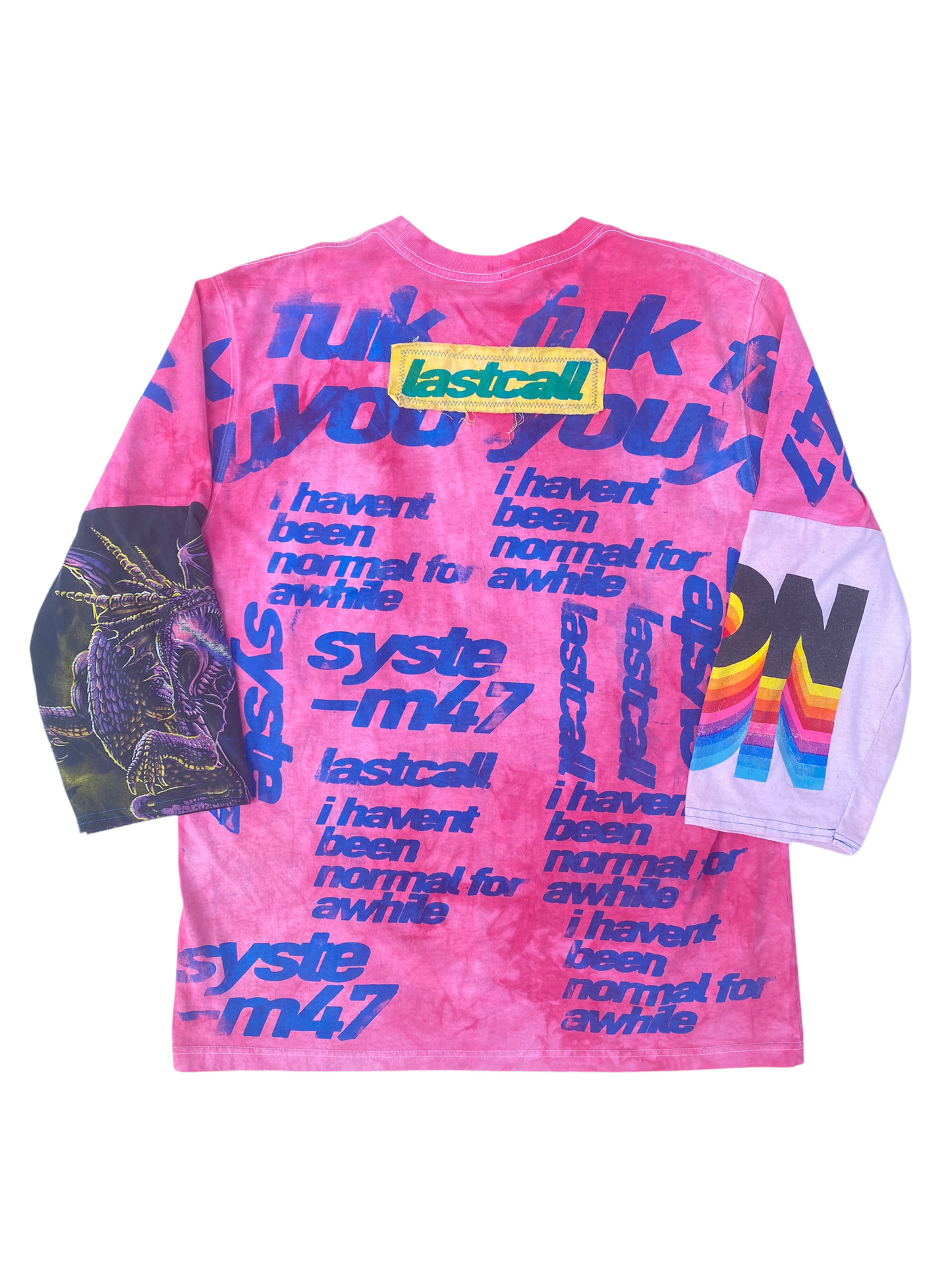 pink longsleeve t shirt