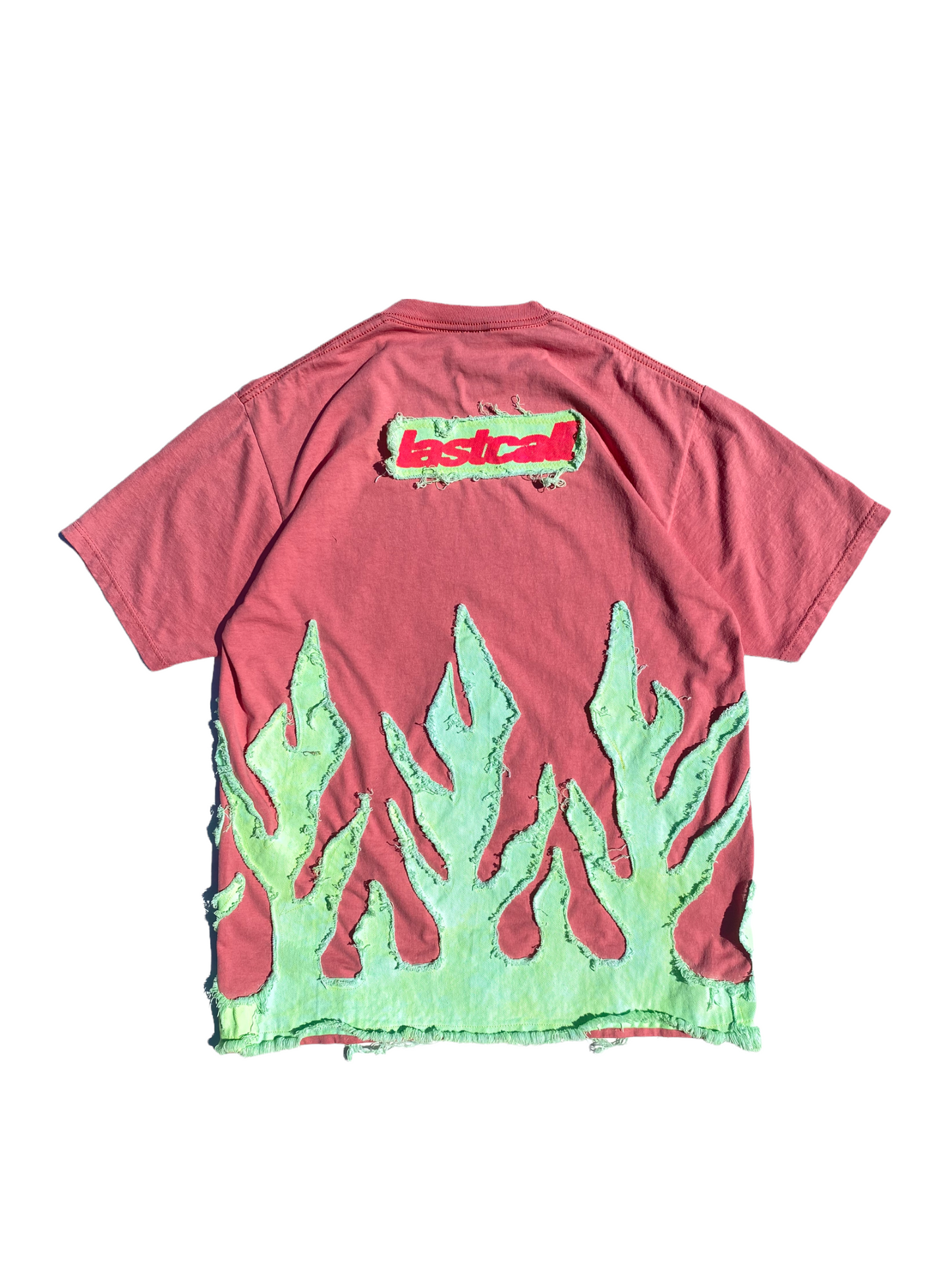 vtg adventure americana green flame tee