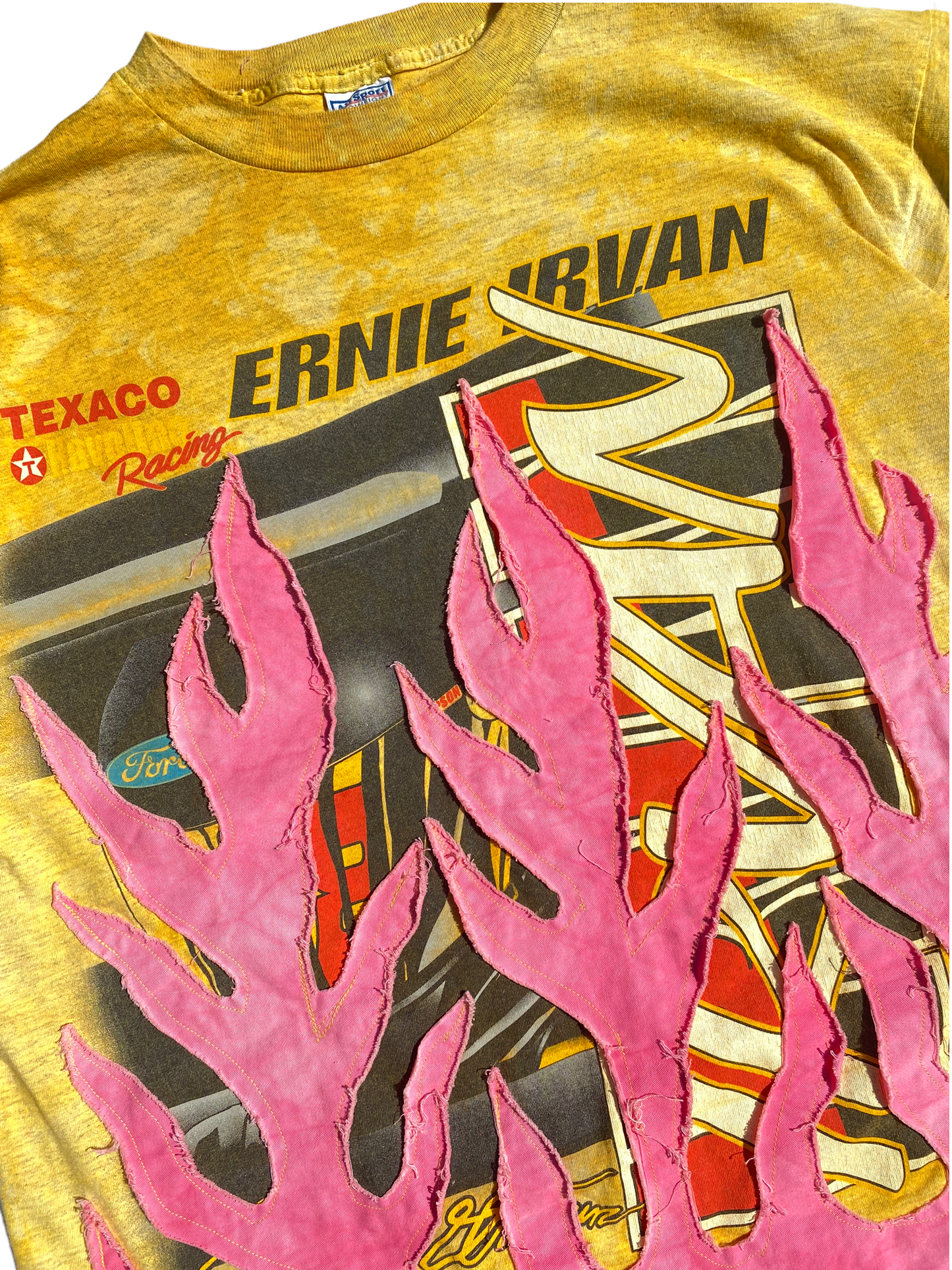 vtg ernie irvan nascar flame tee
