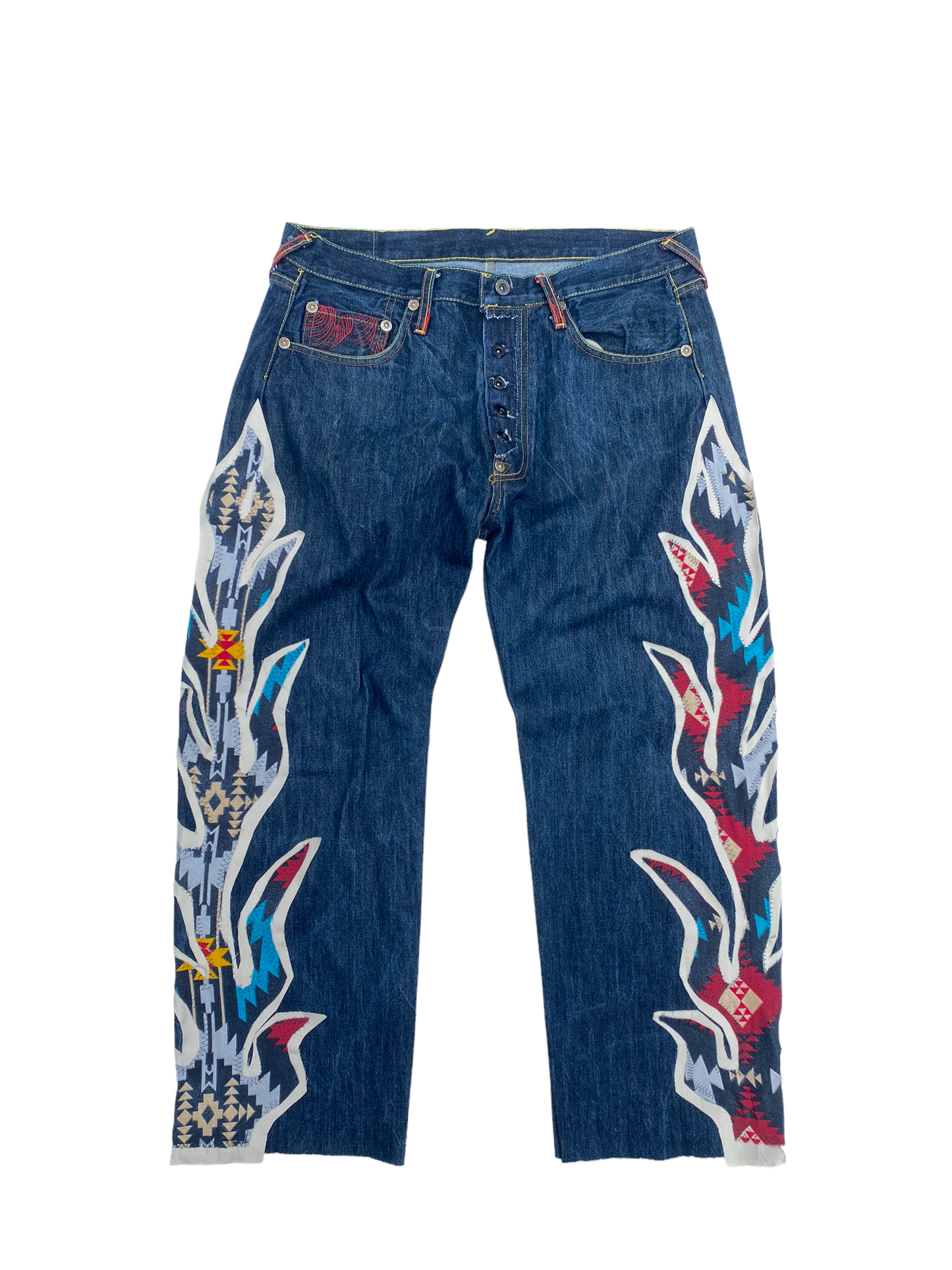 flame jeans