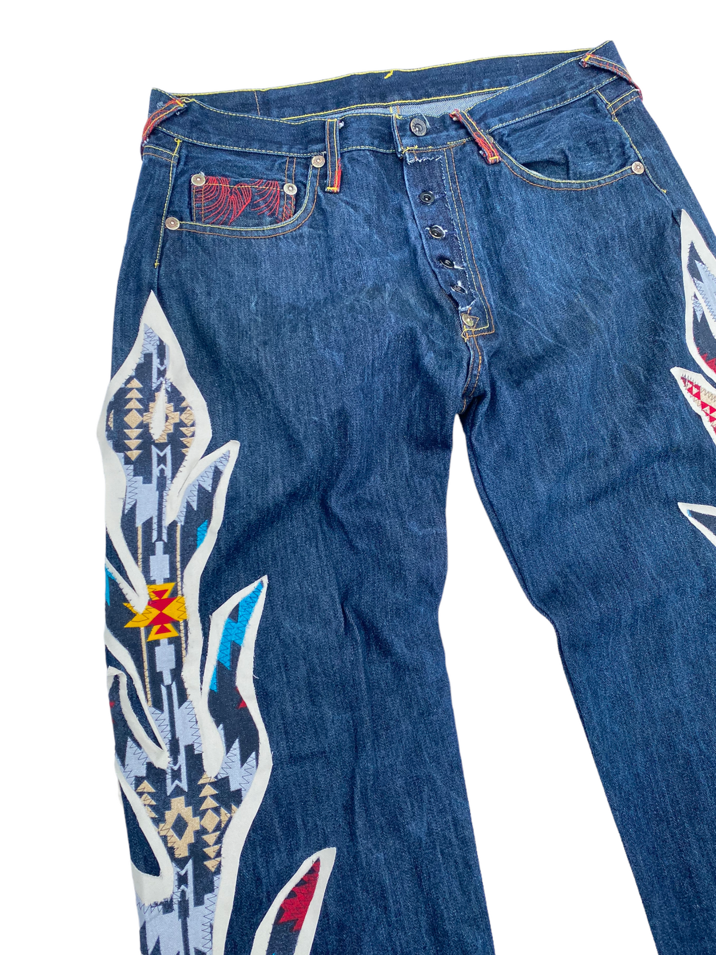 flame jeans