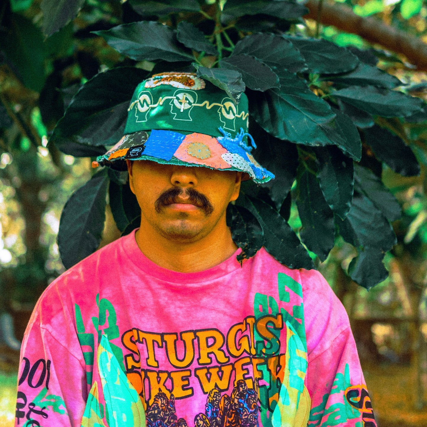 hand stitched braindead bucket hat