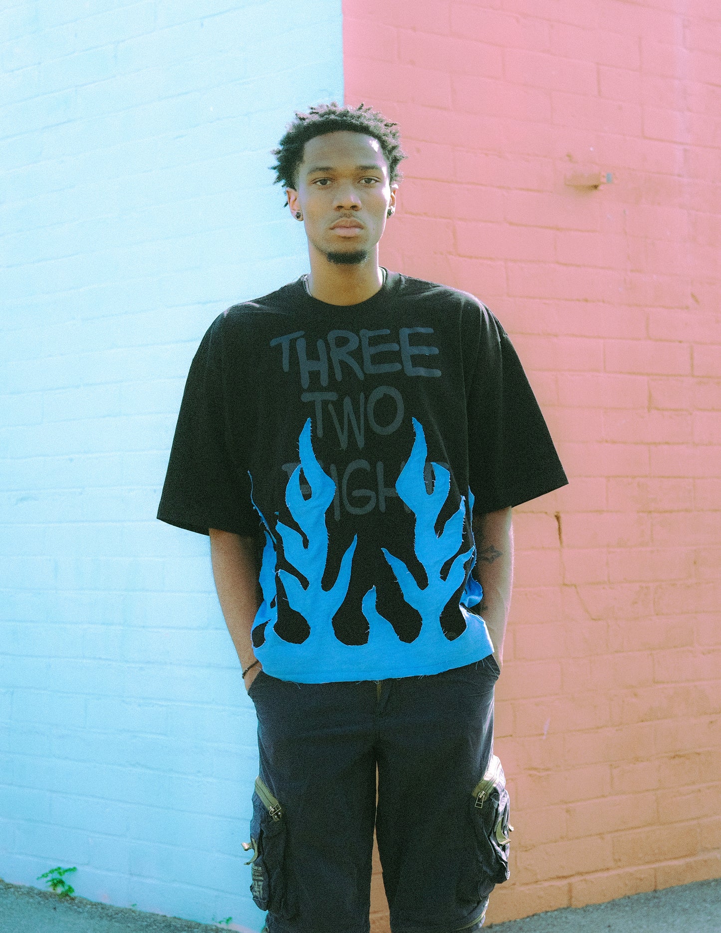 328 DENIM FLAME SHIRT