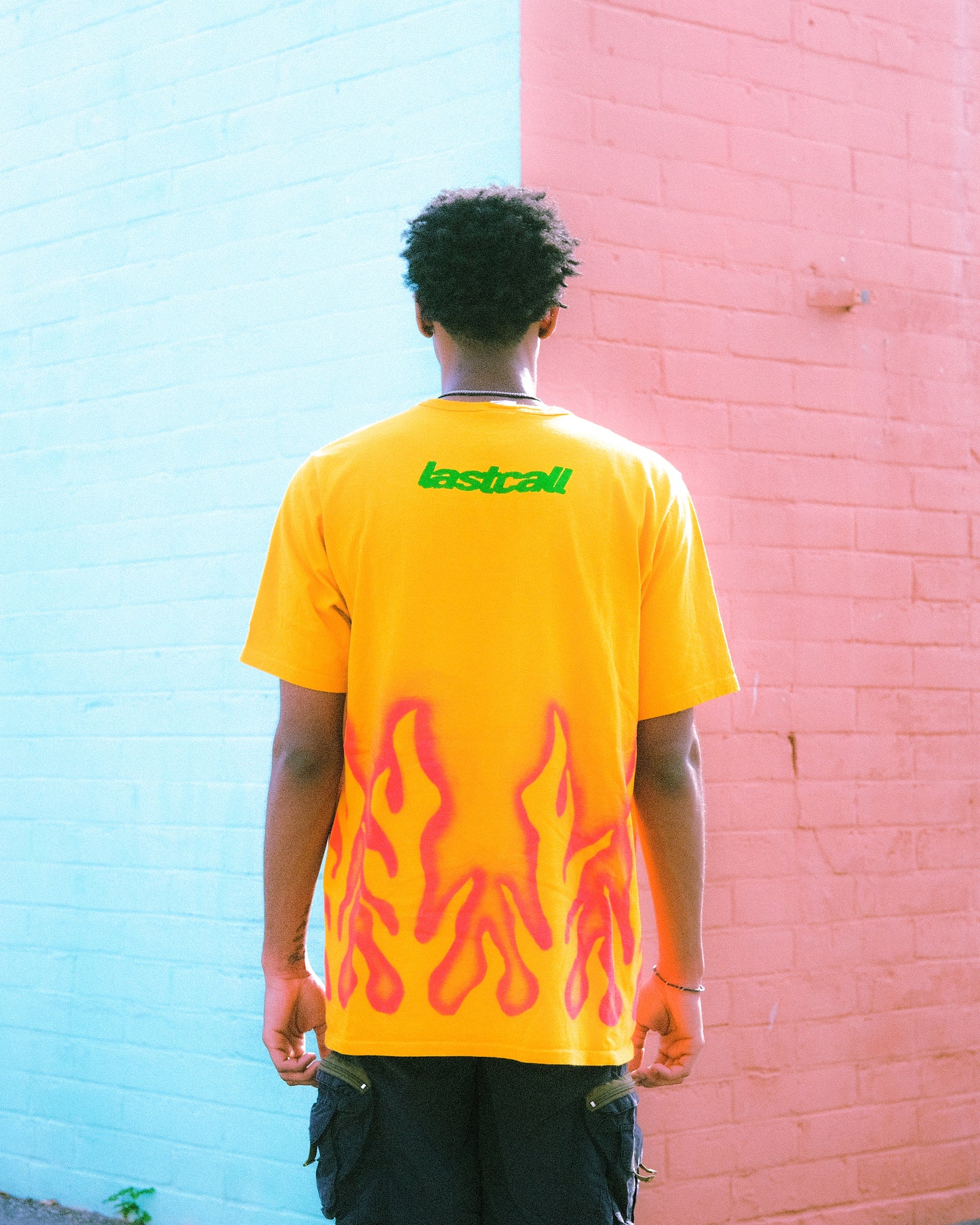 CHAMPION AIRBRUSH FLAME SHIRT
