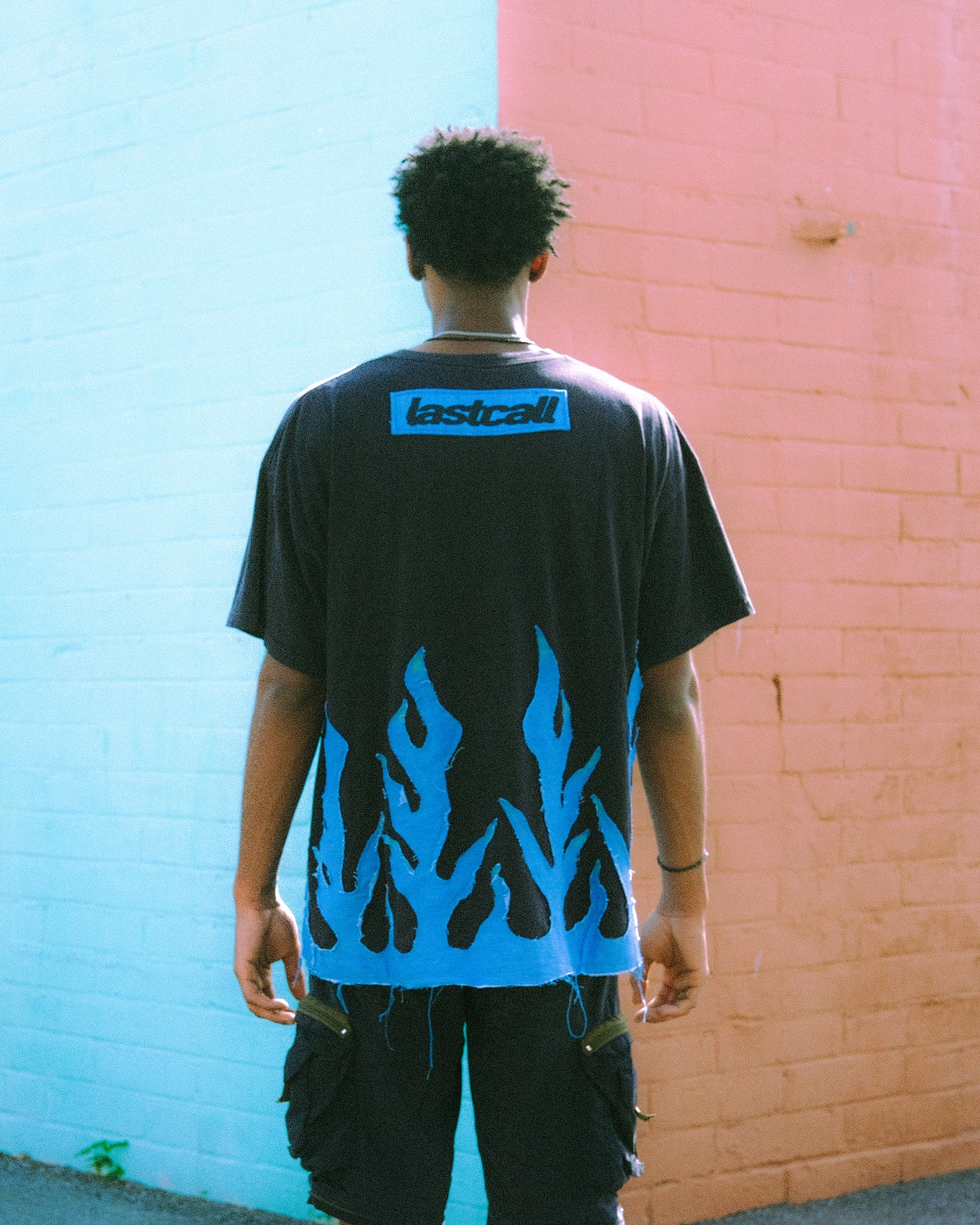 REAPER DENIM FLAME SHIRT