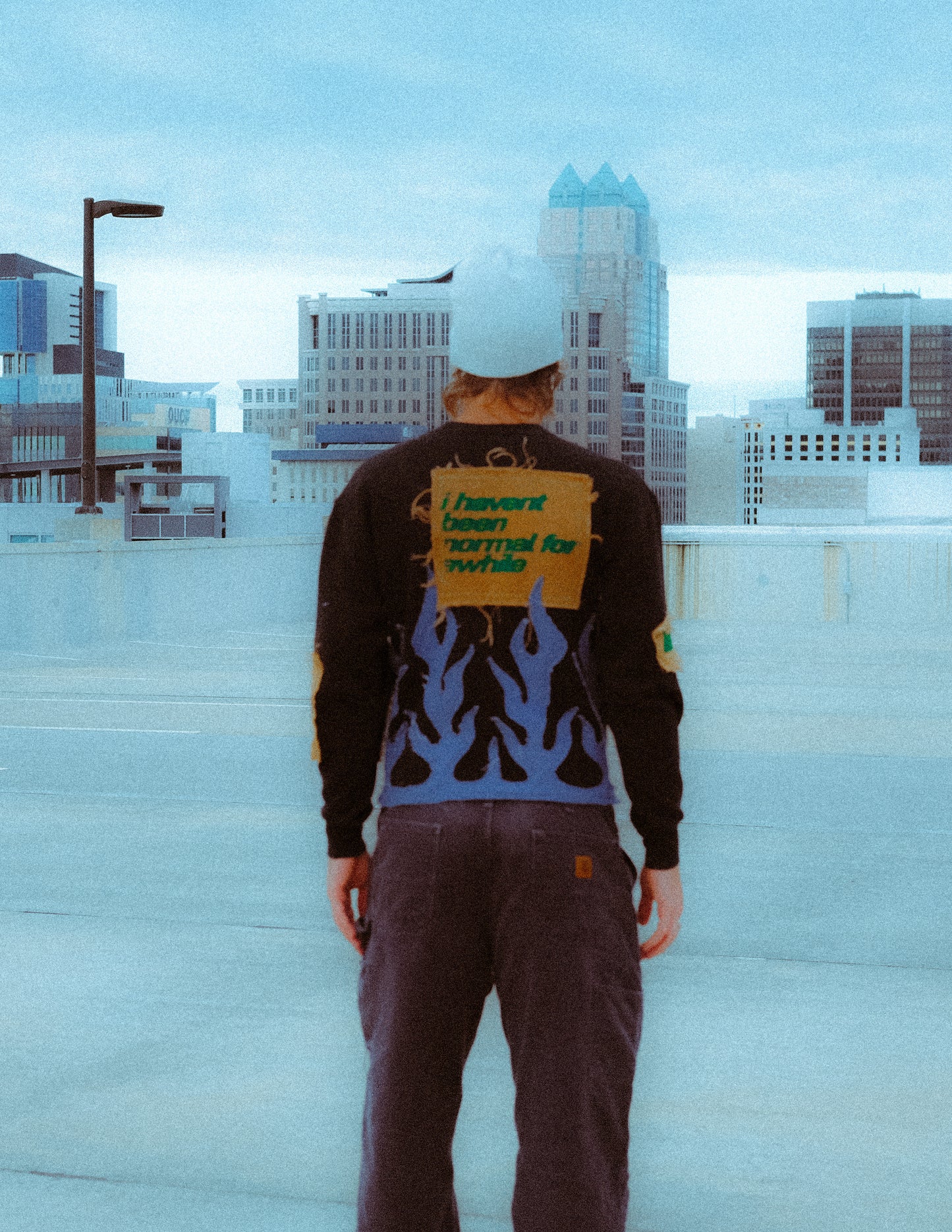 BLACK FLAME SWEATSHIRT