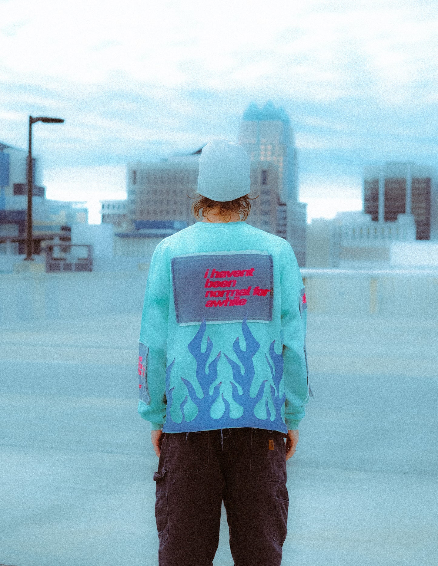 GREEN FLAME SWEATSHIRT 03