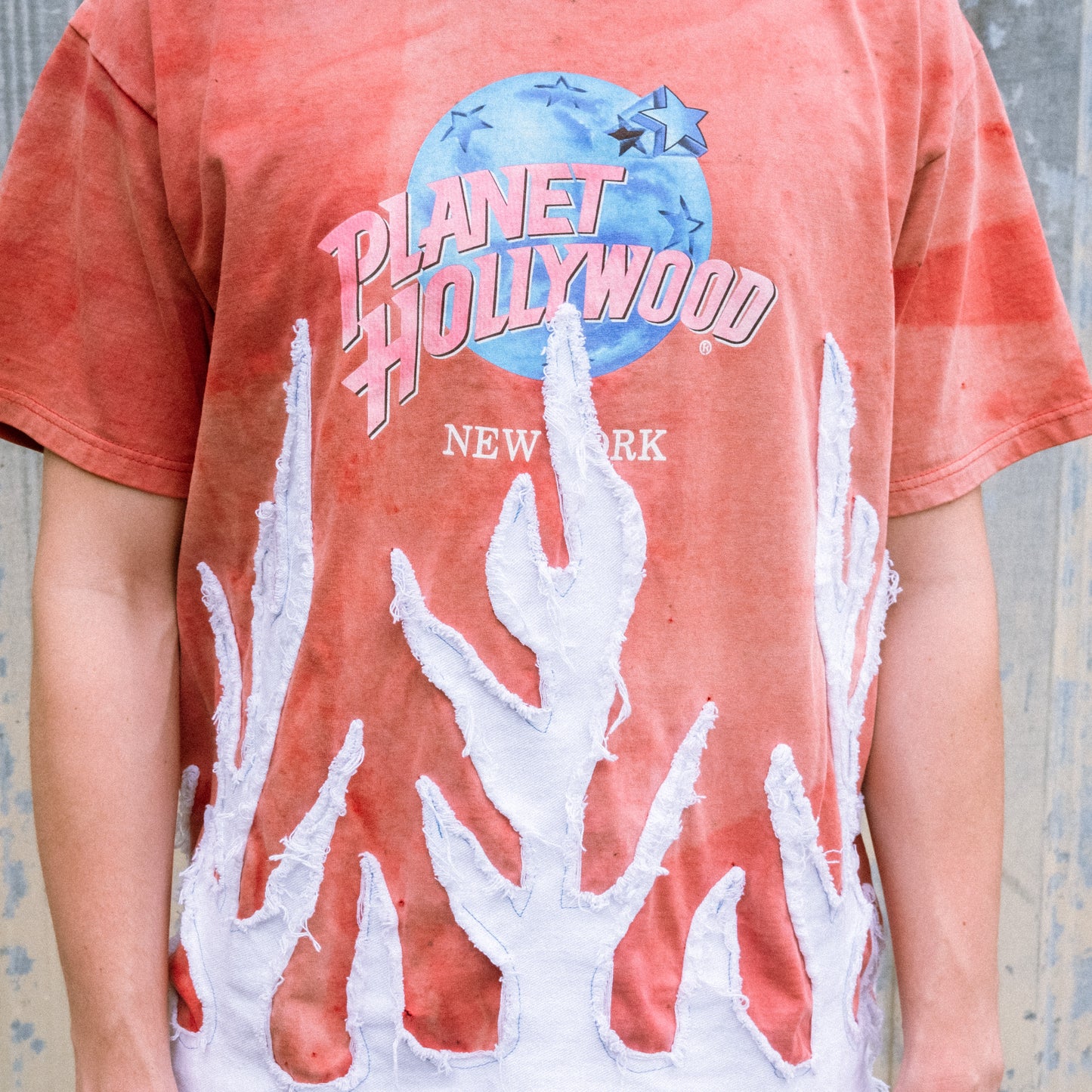 planet hollywood flame shirt