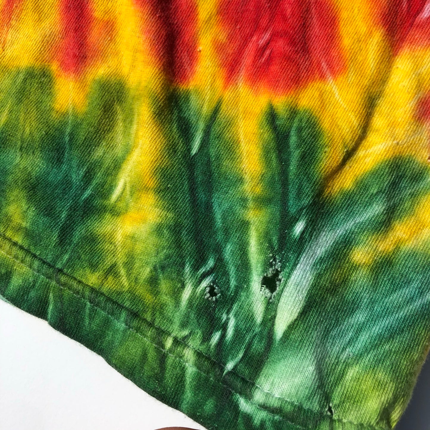 Vintage 90s tye dye get back with Big Mac McDonald’s t shirt